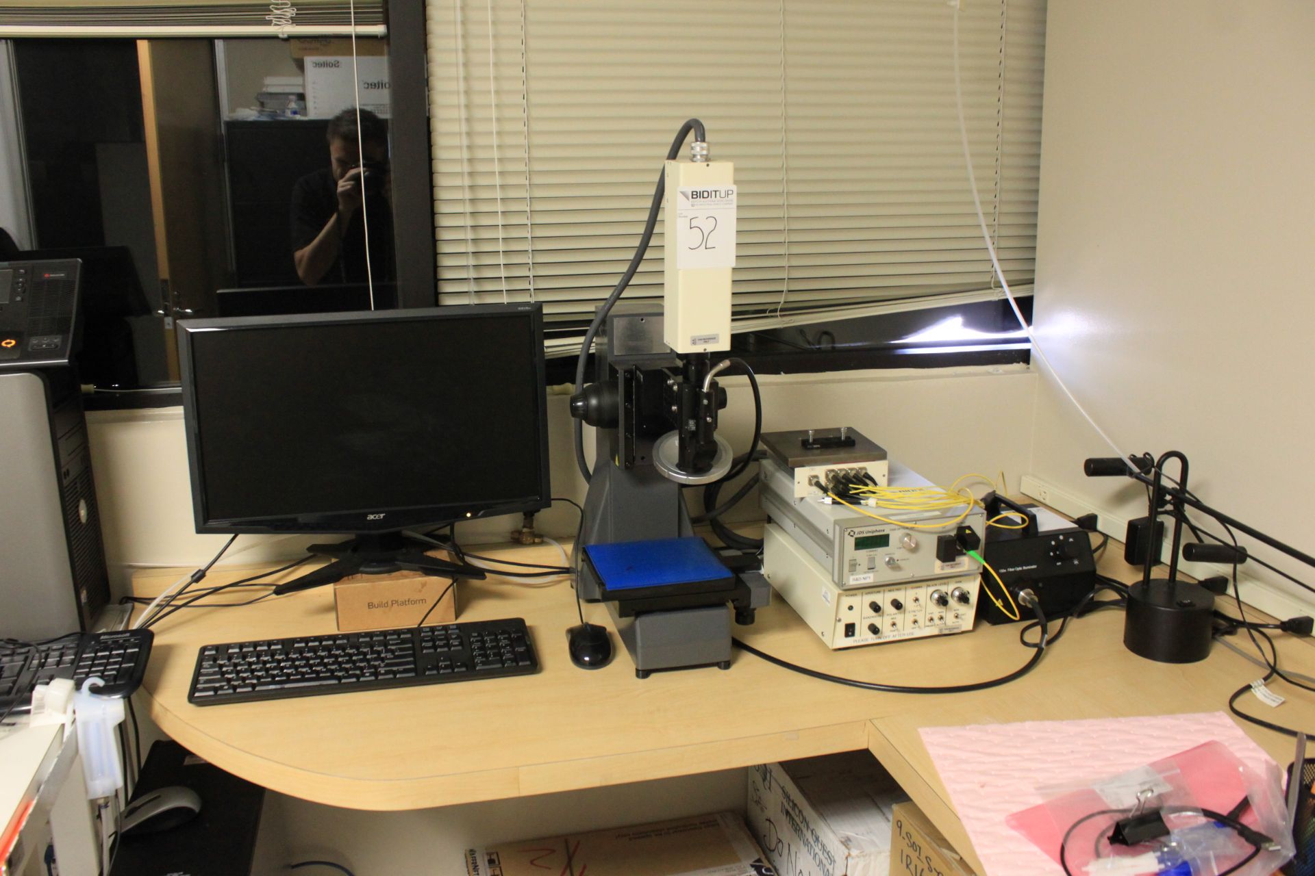 Mitutoyo Video Microscope Unit (VMU), Code 378-505, Model VMU-V, Dage MTI Model LSC-70, JDS Uniphase