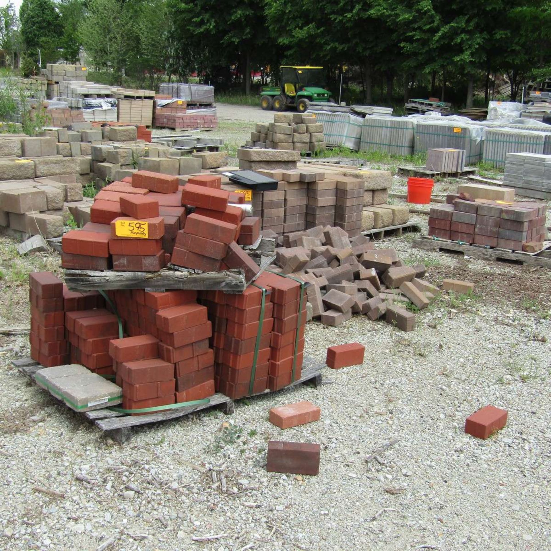 (10) Pallets of Concrete Brick Style Pavers