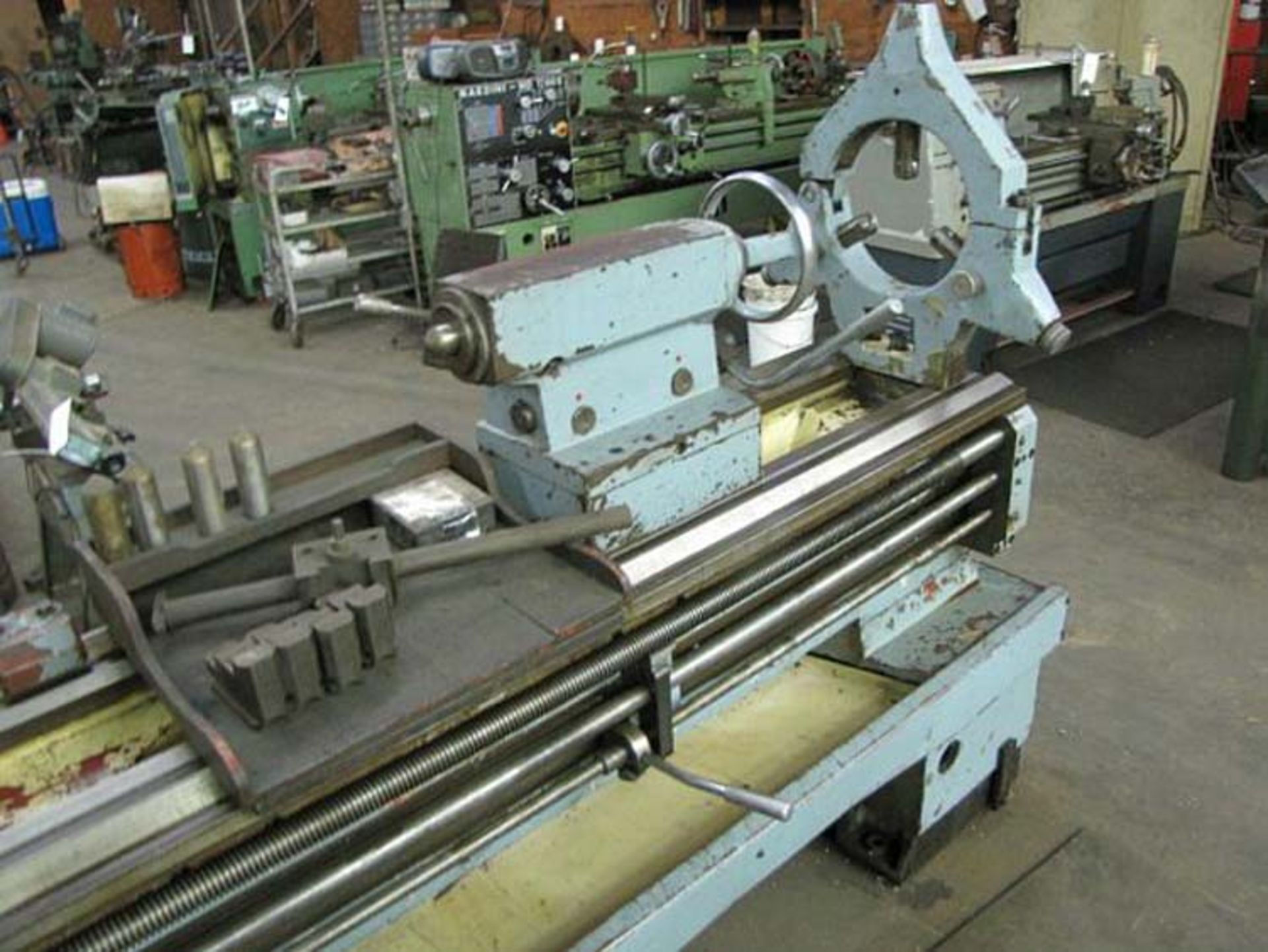 Polamco Wafum Engine Lathe, 25" x 80", Mdl: TUR 63A/80, S/N: 46417, Located In: Huntington Park, CA - Image 4 of 6