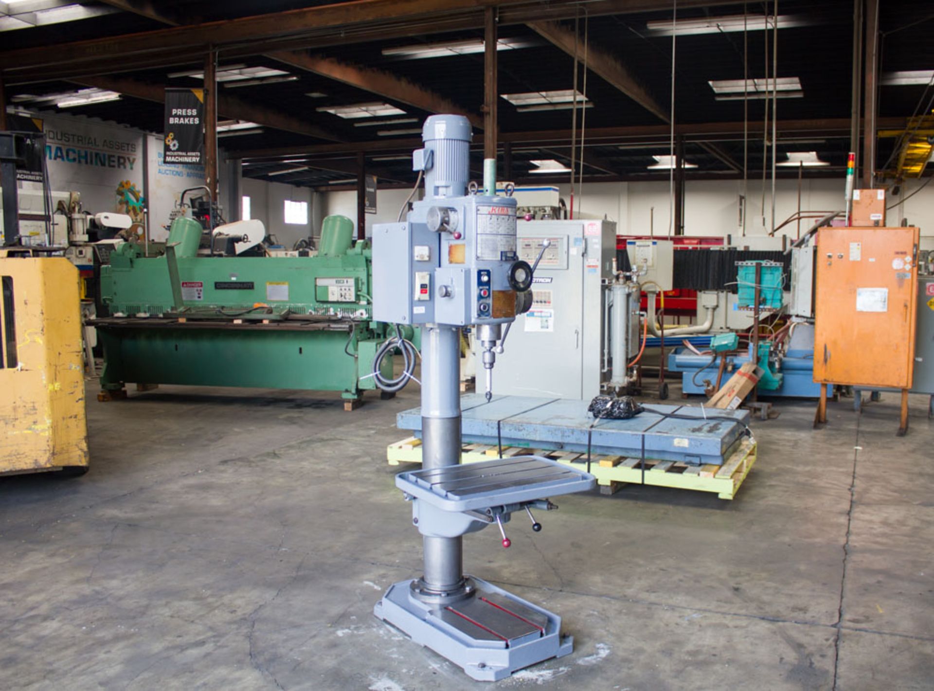 Kira Geared Head Floor Drill Press, 21" , Mdl: KRTG-540, S/N: 53914, Located In: Huntington Park,