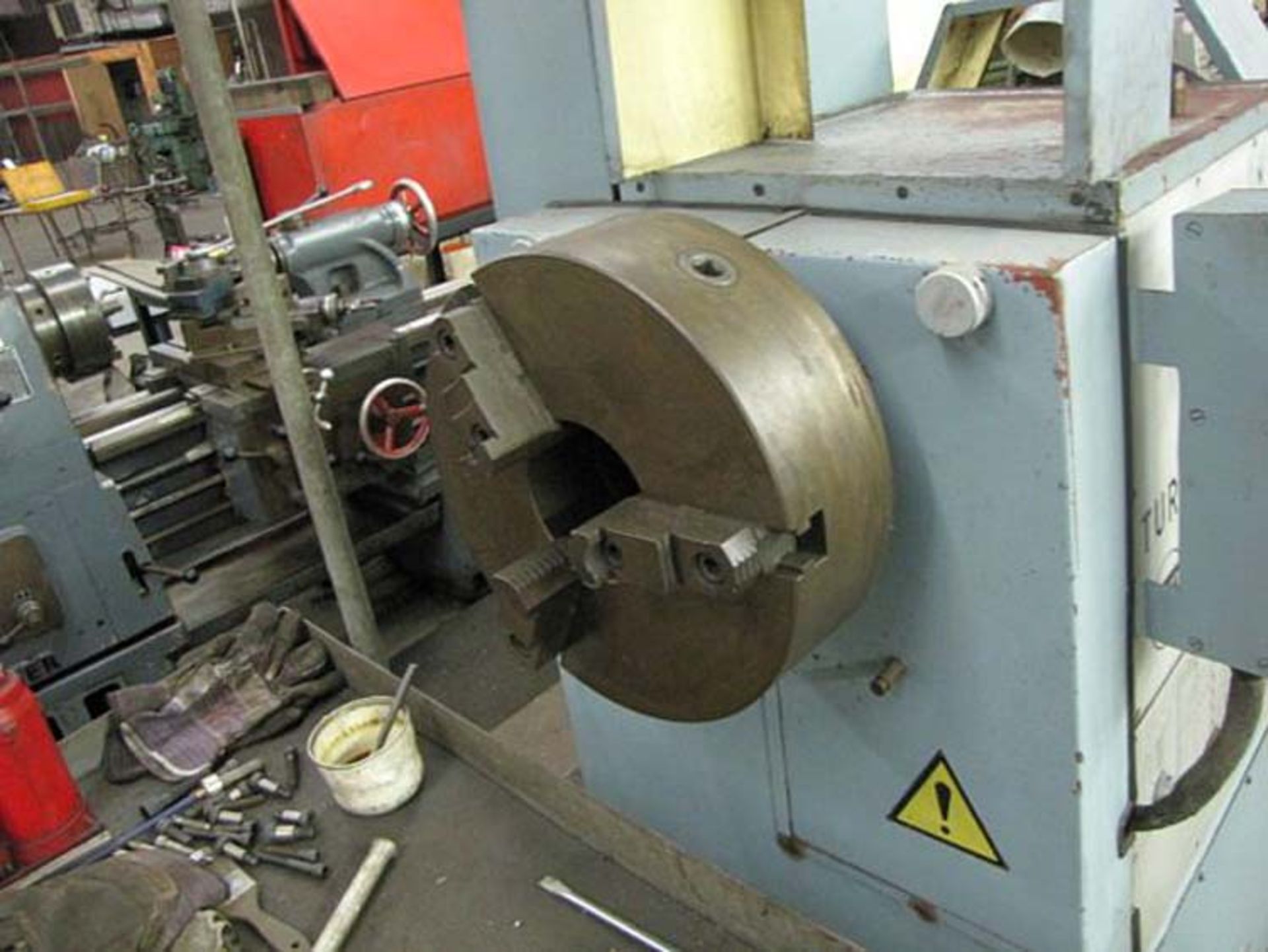 Polamco Wafum Engine Lathe, 25" x 80", Mdl: TUR 63A/80, S/N: 46417, Located In: Huntington Park, CA - Image 5 of 6