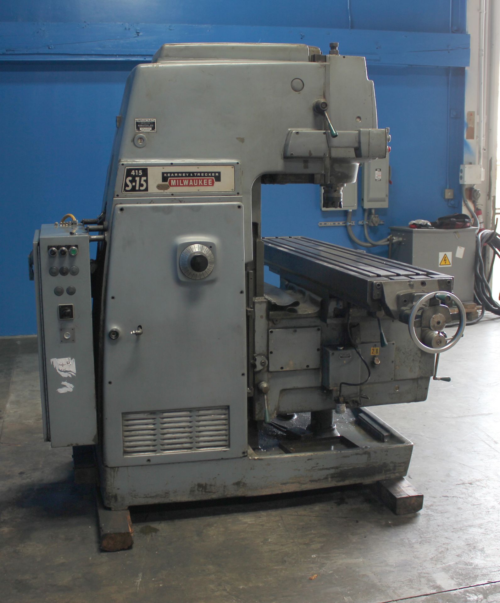 Kearney & Trecker Vertical Mill, 15" x 76" , Mdl: 415 S-15, S/N: 54-72030, Located In: Huntington - Image 5 of 8