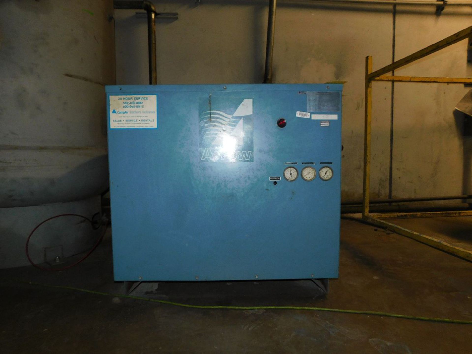 Arrow Pneumatics Refrigerated Air Dryer, 80 CFM x 125 PSI, Mdl: 3531-1, S/N: 2452-163-003, Located - Image 2 of 3