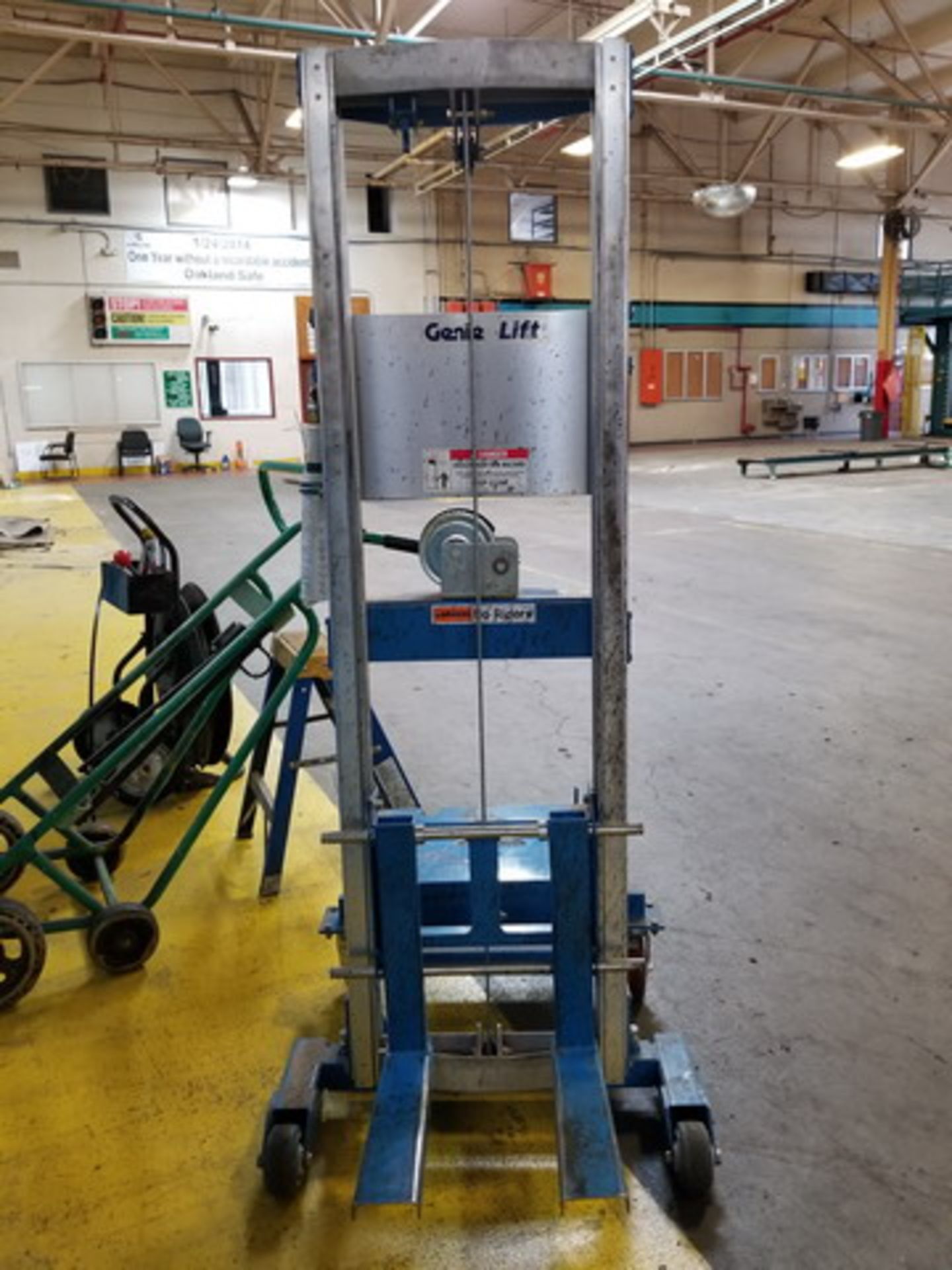 2010 Genie Model GL-8 Lift. S/N: GL 10-63830; Capacity: 800 lb.; DIM: 36:X29"69"