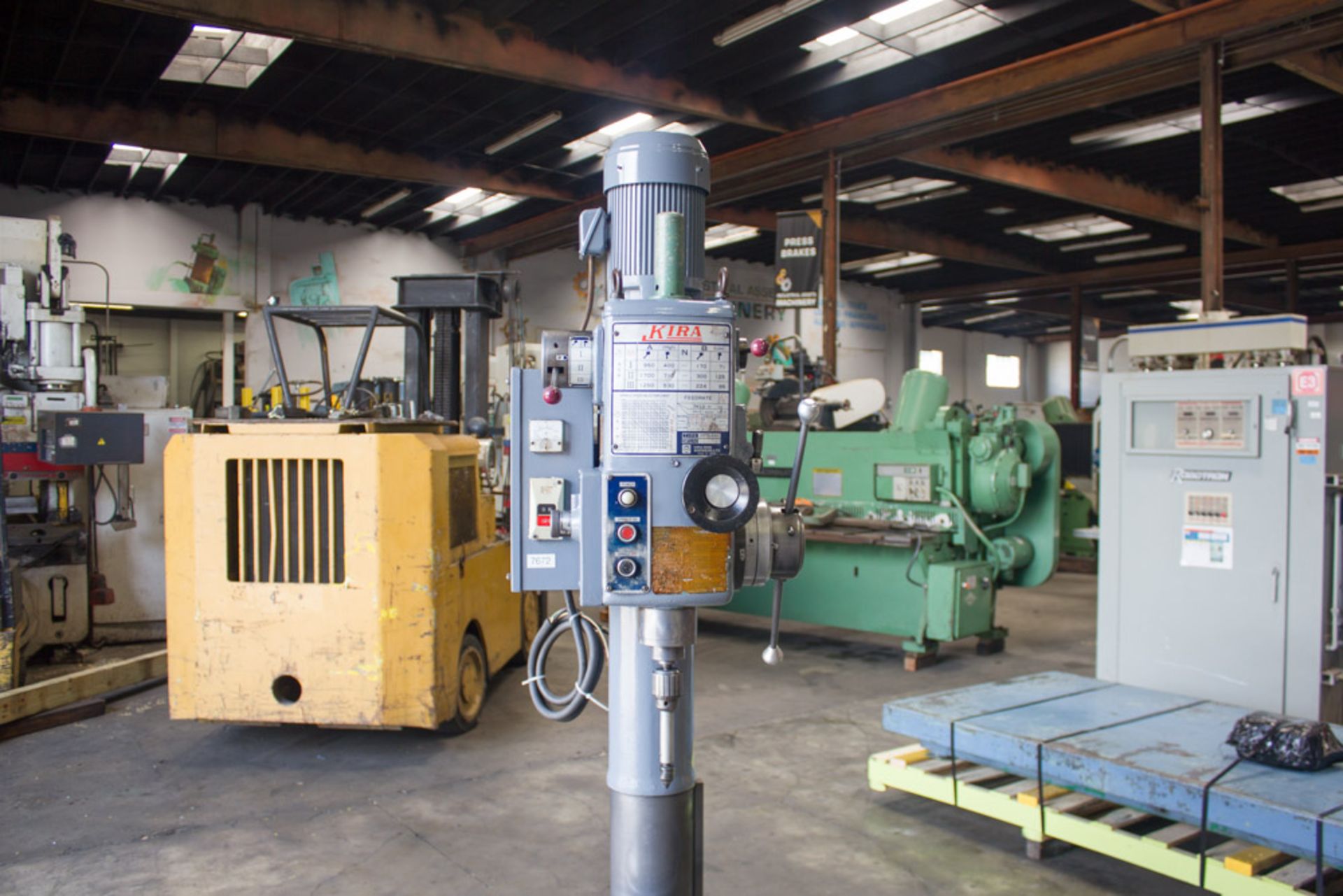 Kira Geared Head Floor Drill Press, 21" , Mdl: KRTG-540, S/N: 53914, Located In: Huntington Park, - Image 2 of 9