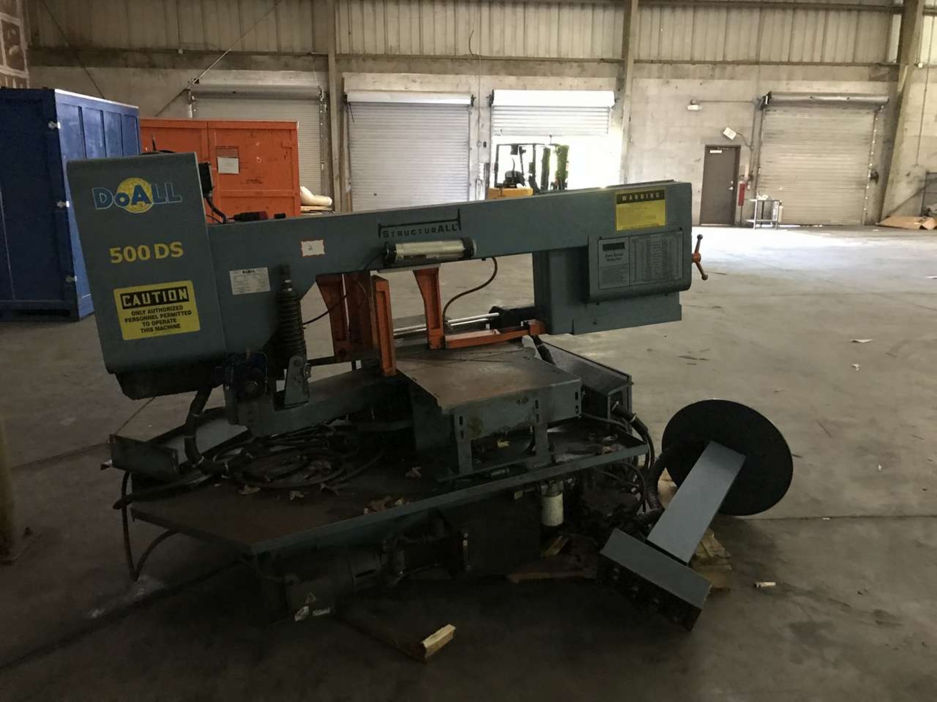 2011 DoAll 500 DS Structural Band Saw - Image 12 of 17