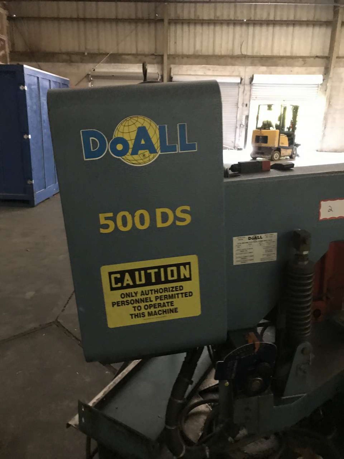 2011 DoAll 500 DS Structural Band Saw - Image 11 of 17