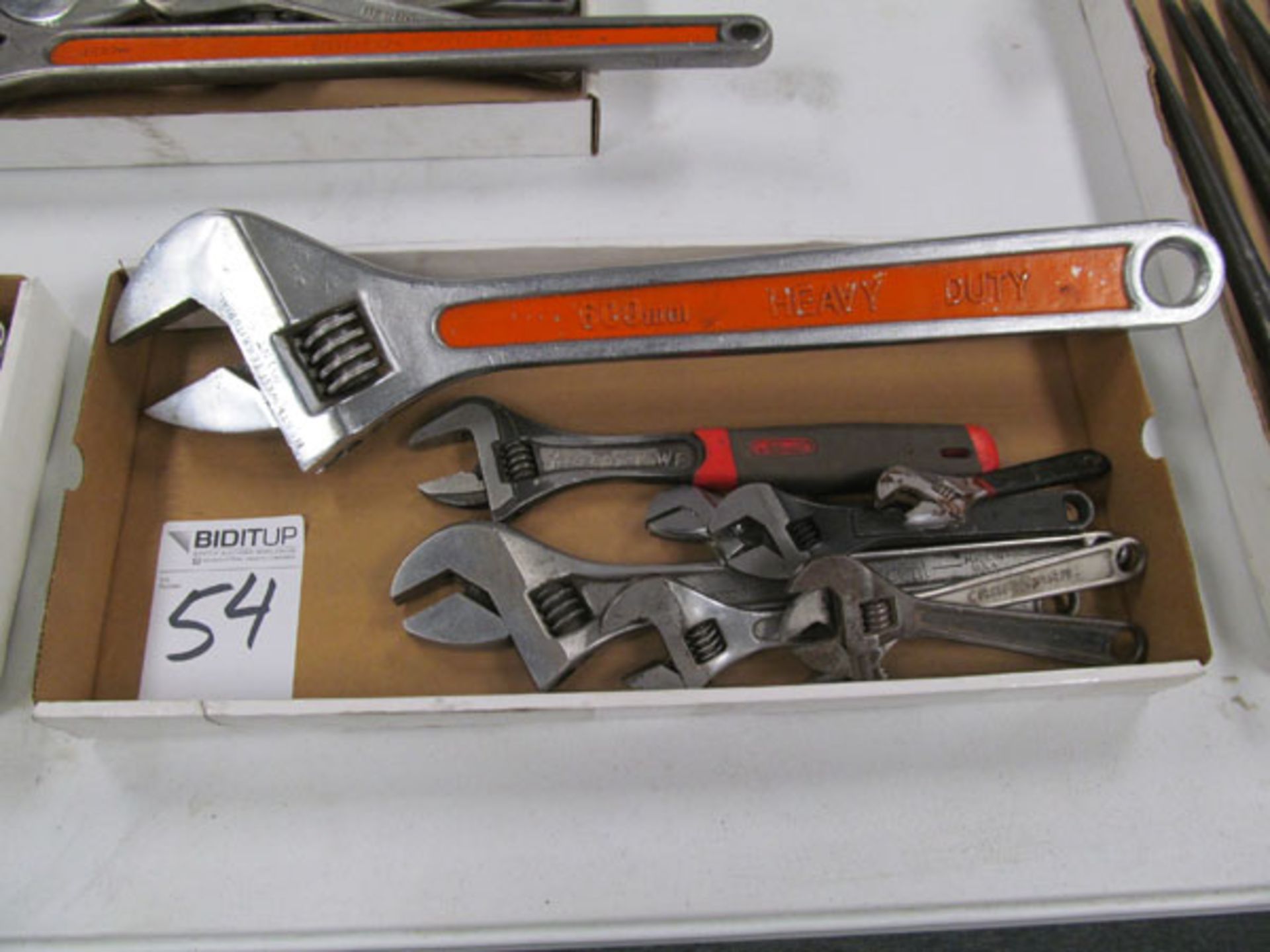 Lot of Assorted Adjustable Wrenches