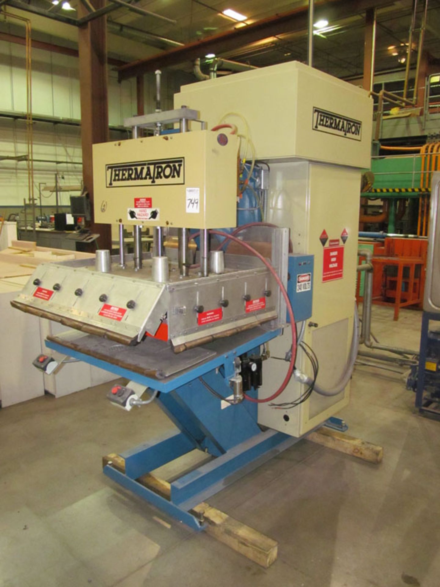 Thermatron F20-30 Heat Seal Press, w/ Rotary Table, s/n 6271-01, Loading Fee: $300