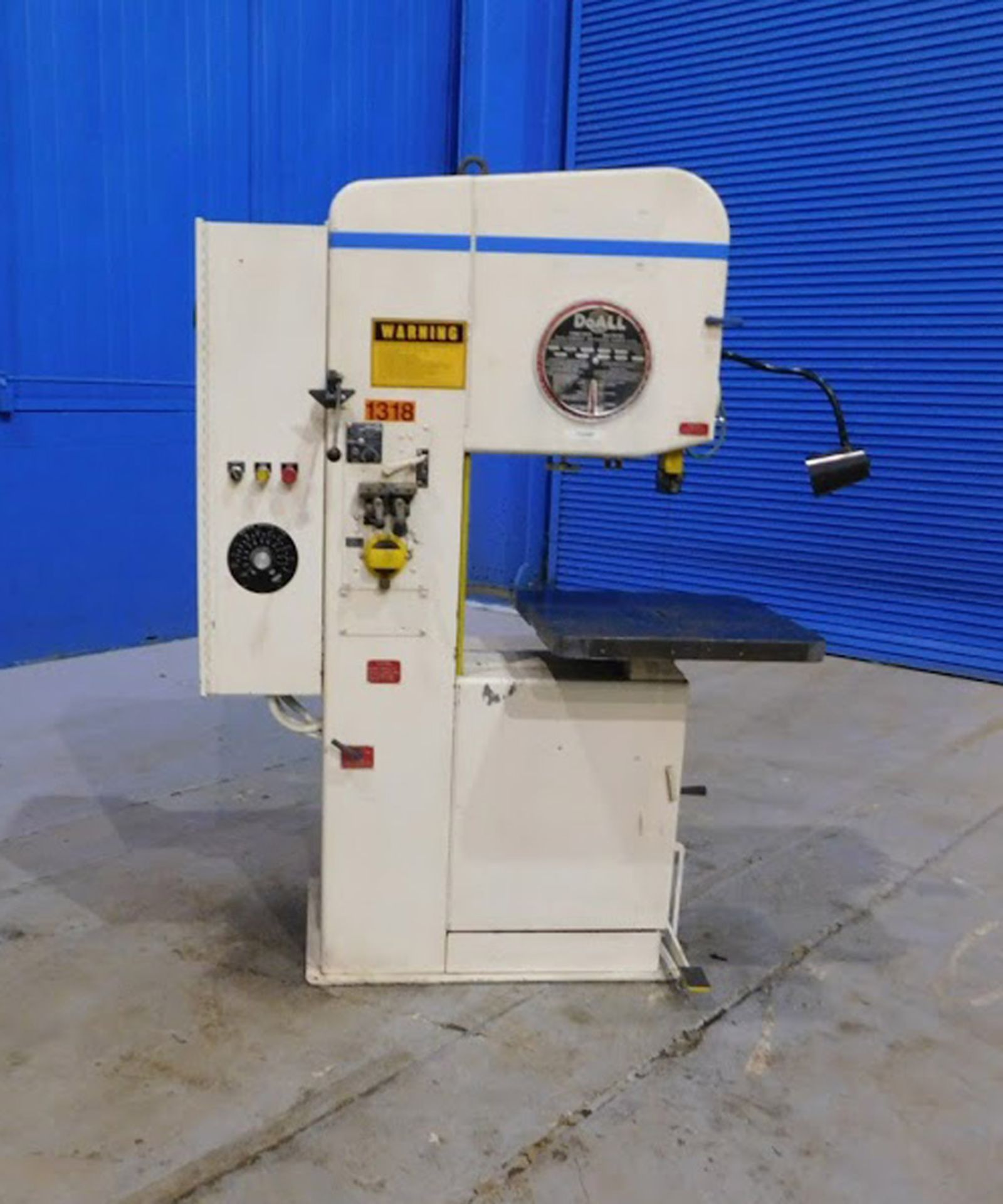 FREE LOADING - Located In: Painesville, OH - 1980 Doall Vertical Bandsaw, 20", Mdl: 2013- 20, S/N: