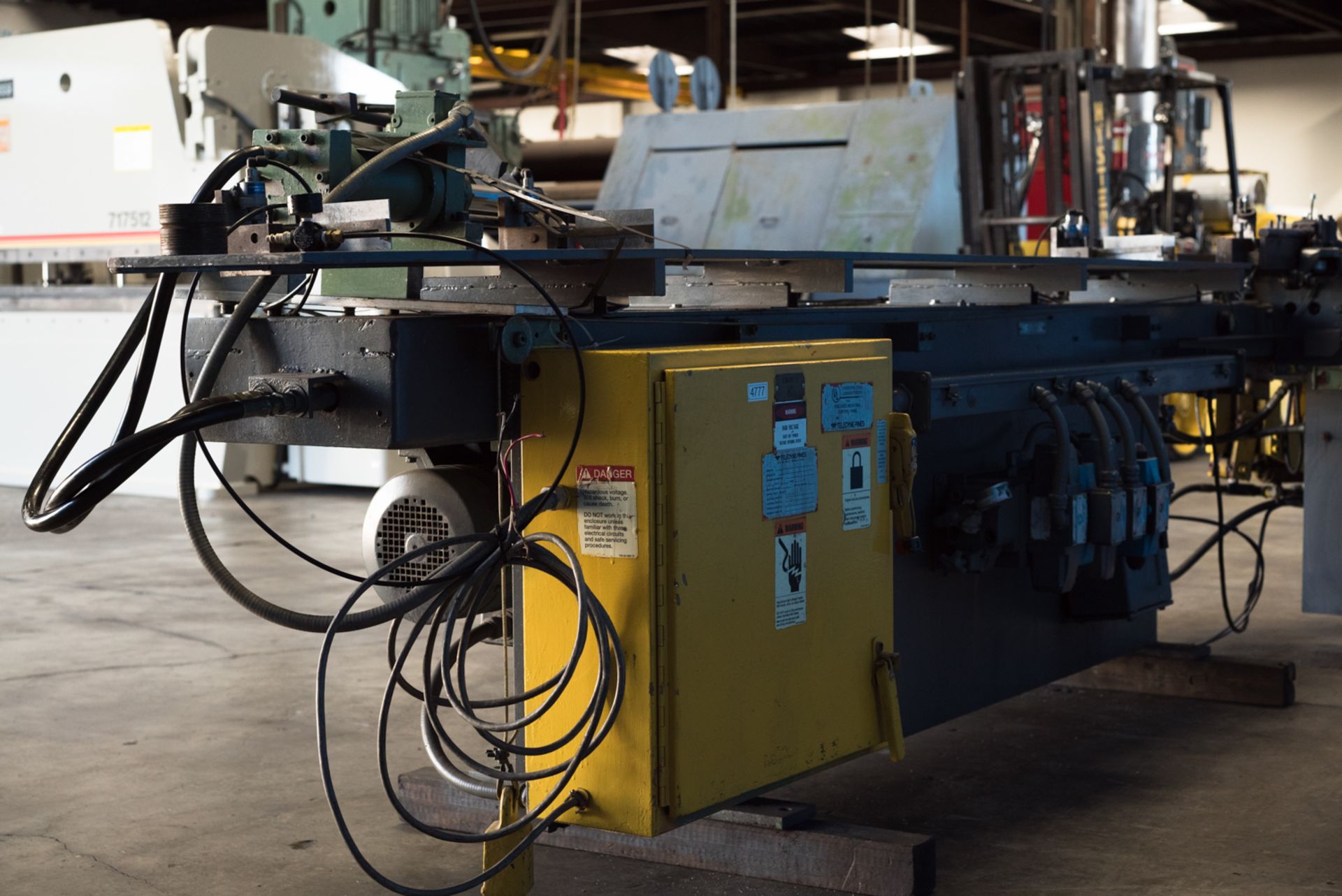 FREE LOADING - Located In: Huntington Park, CA, 1984 Pines Horizontal Hydraulic Tube Bender, 1 1/ - Image 4 of 8