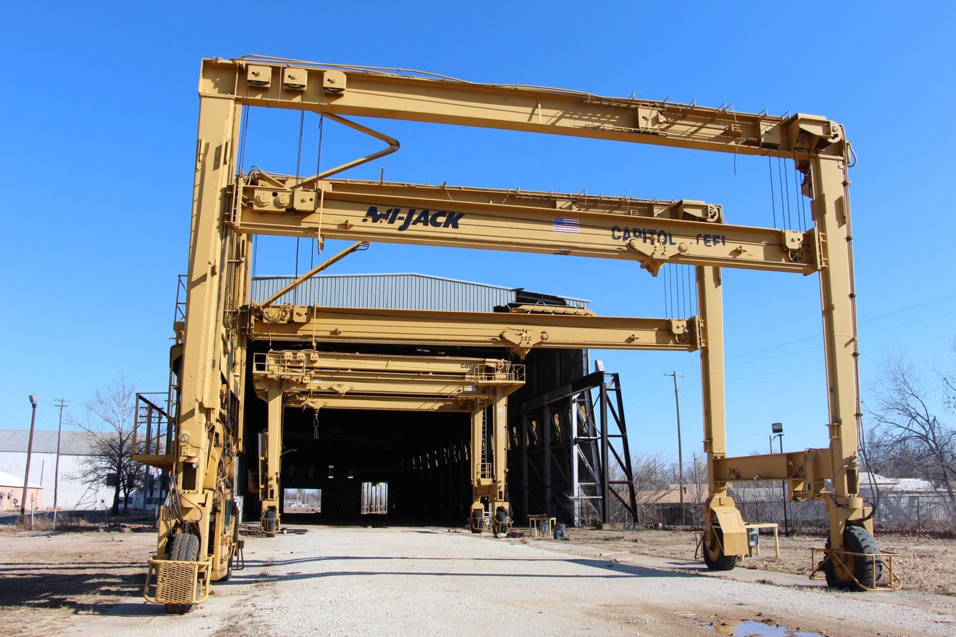 Located In: Oklahoma City, OK, Drott Straddle Mobile Gantry Crane, 40 Ton x 42' 3", Mdl: M7901- - Image 9 of 10