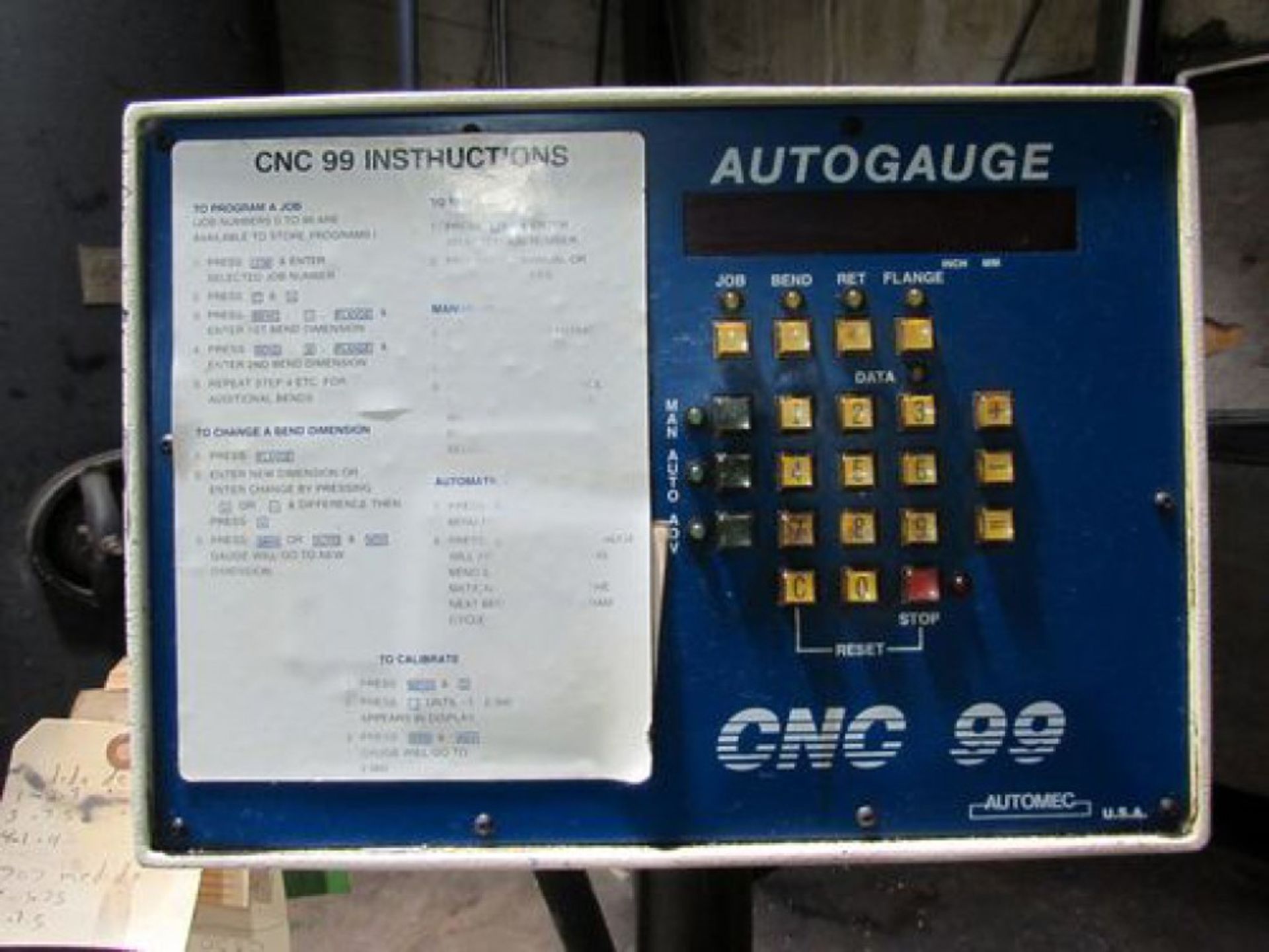 FREE LOADING - Located In: Painesville, OH, 1990 Niagara CNC 2 Axis Hydraulic Press Brake, 175 Ton x - Image 3 of 3