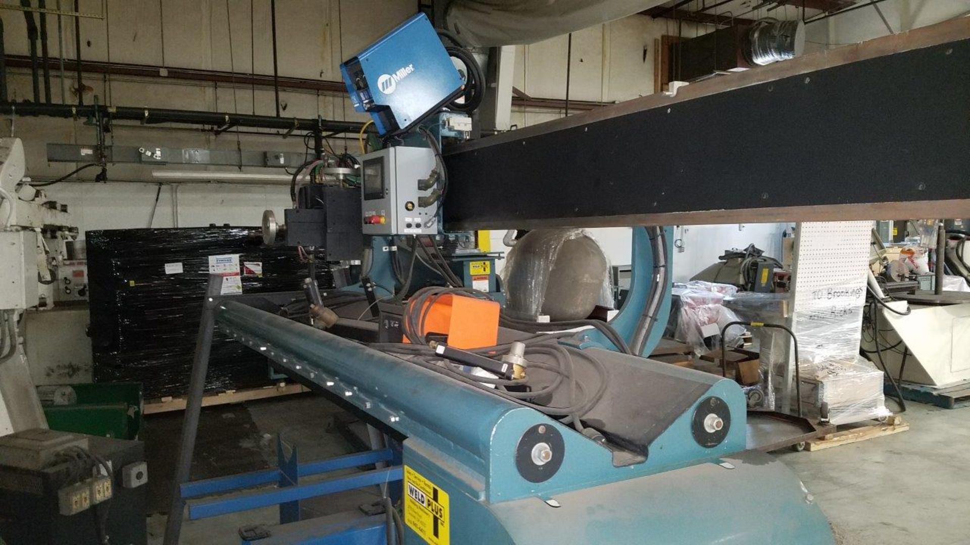 Jetline Seam Welder w/ Miller Invision 352, Mdl: LW-84, S/N: N/A, 76" Max Clamp/Travel Distance, - Image 7 of 15