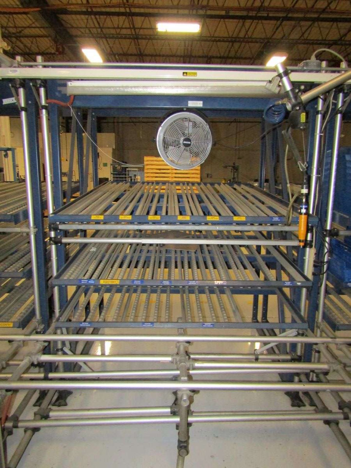 Keneco Inc. 5-Sections of 3-Tier Gravity Feed Racking - Image 2 of 4