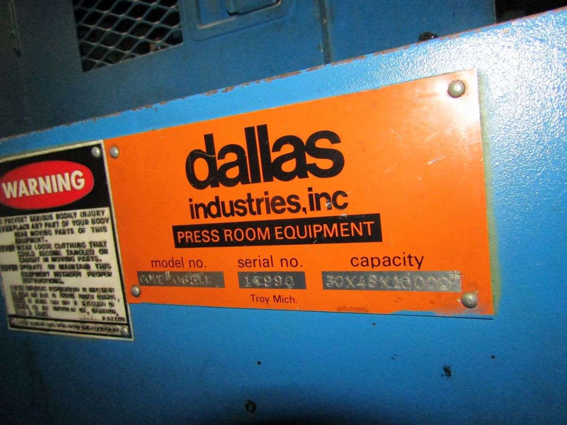 Dallas Industries 96511 Coil Reel - Image 4 of 6