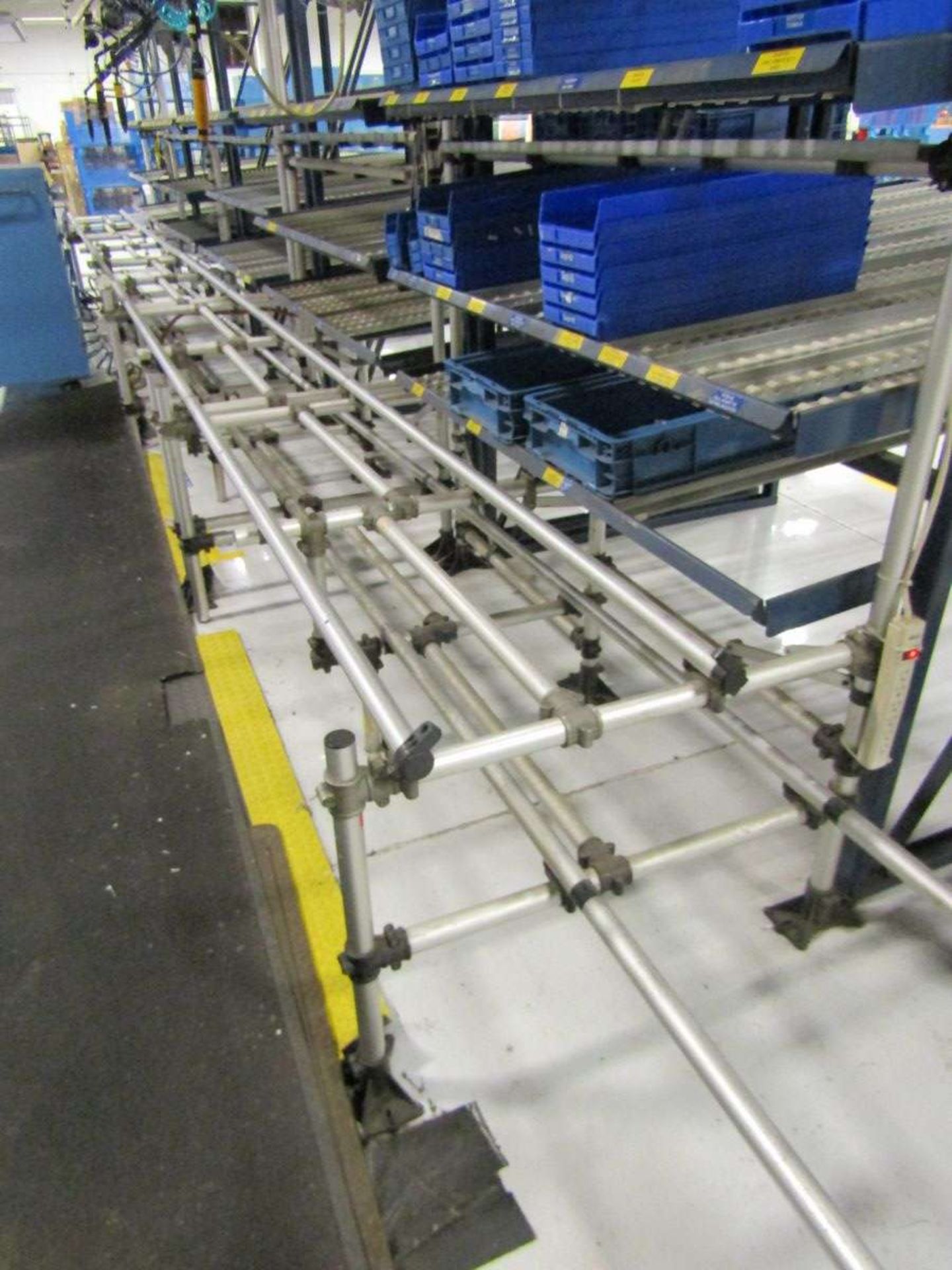 Keneco Inc. 5-Sections of 3-Tier Gravity Feed Racking - Image 4 of 4