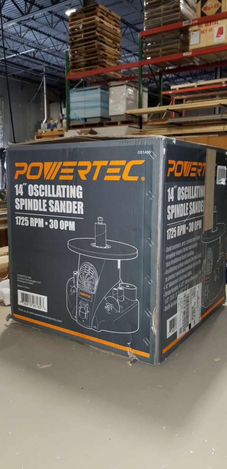 Powertec OS1400 Oscillating Spindle Sander - Image 2 of 2