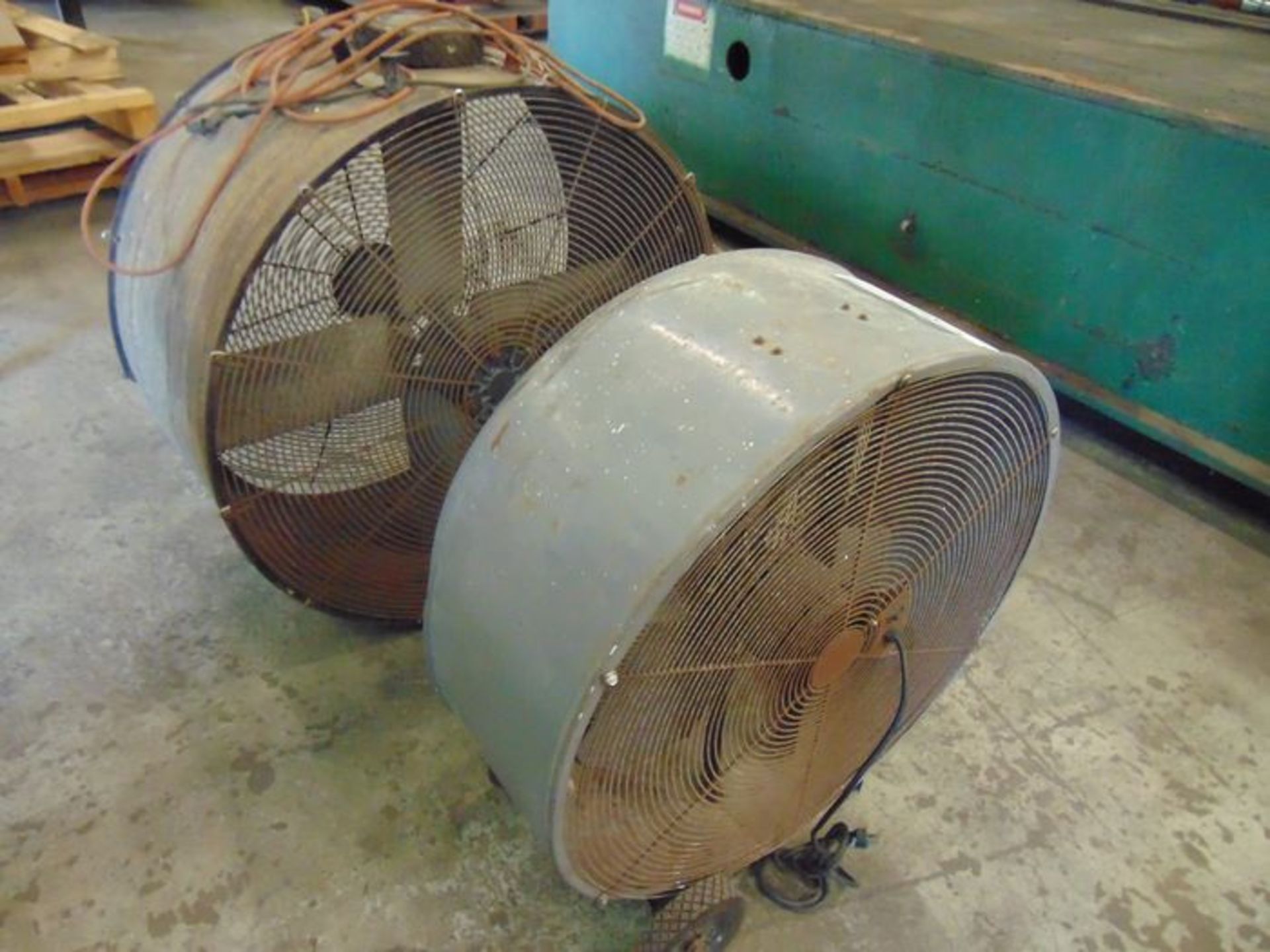 (2) Drum Fans: (1) 36", Mfg: Patton, (1) 36", Mfg: Maxx, Located At: 2222 Poydras St, New Orleans, - Image 3 of 4