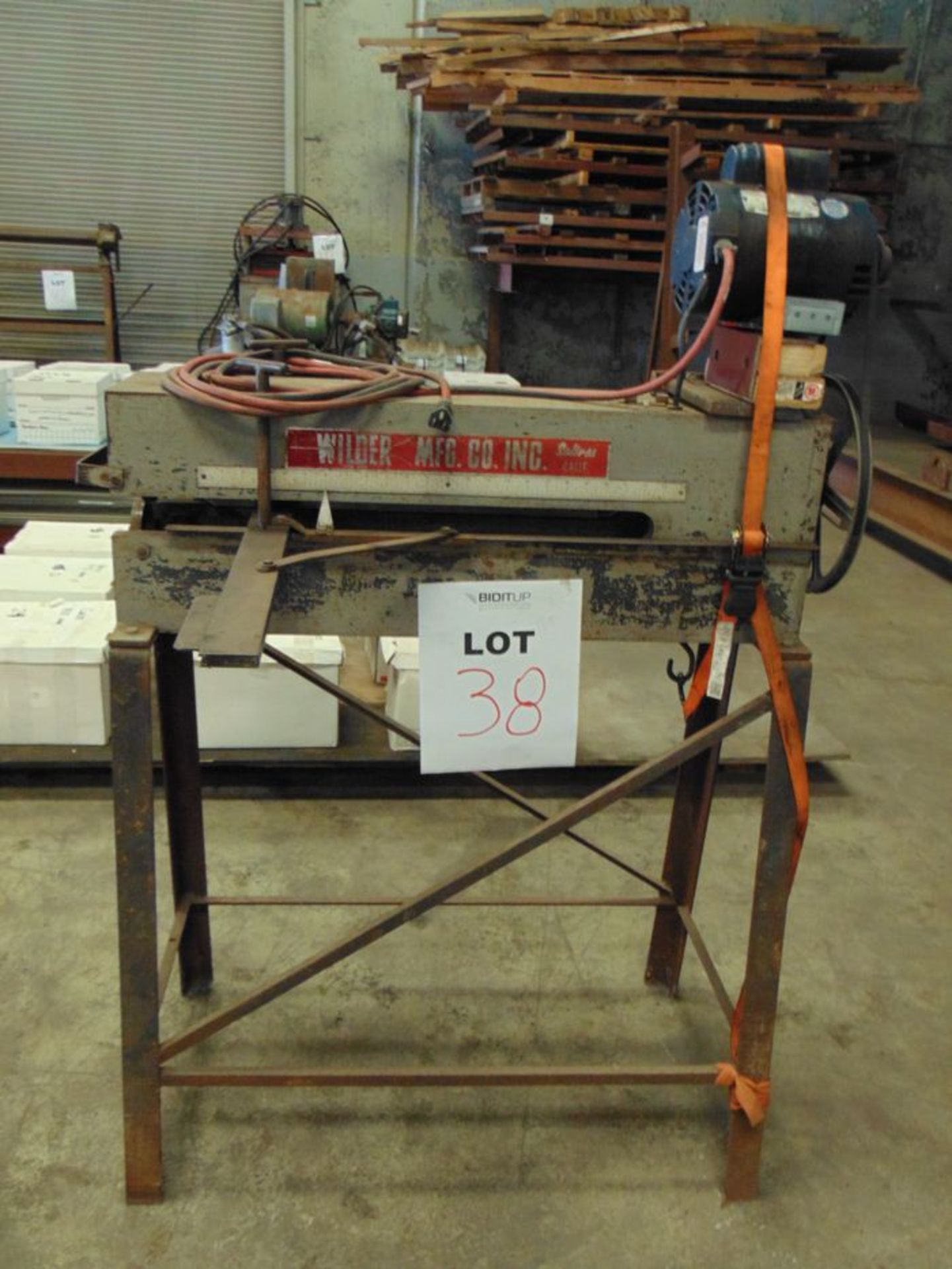 Wilder Sheet Slitter: 1hp, 1725rpm, 115v Motor, Located At: 2222 Poydras St, New Orleans, LA 70119 - Image 2 of 3