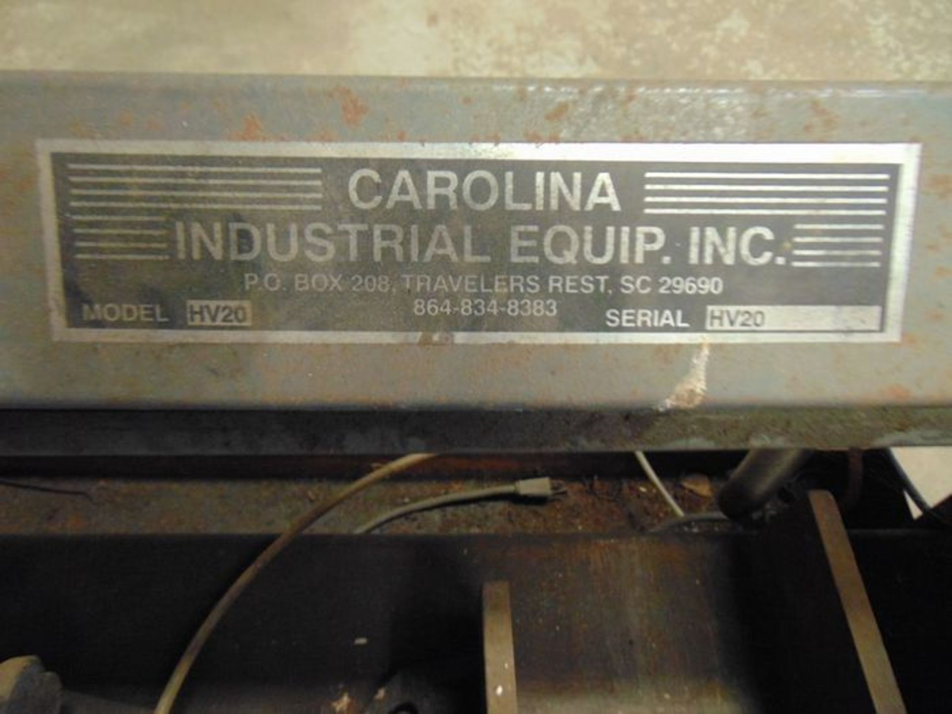 Carolina Metal Cutting Horizontal Band Saw: Capacity: 13 Wide X 8 1/2", Blade Size: 1 X .032 X 9'7 - Image 3 of 3