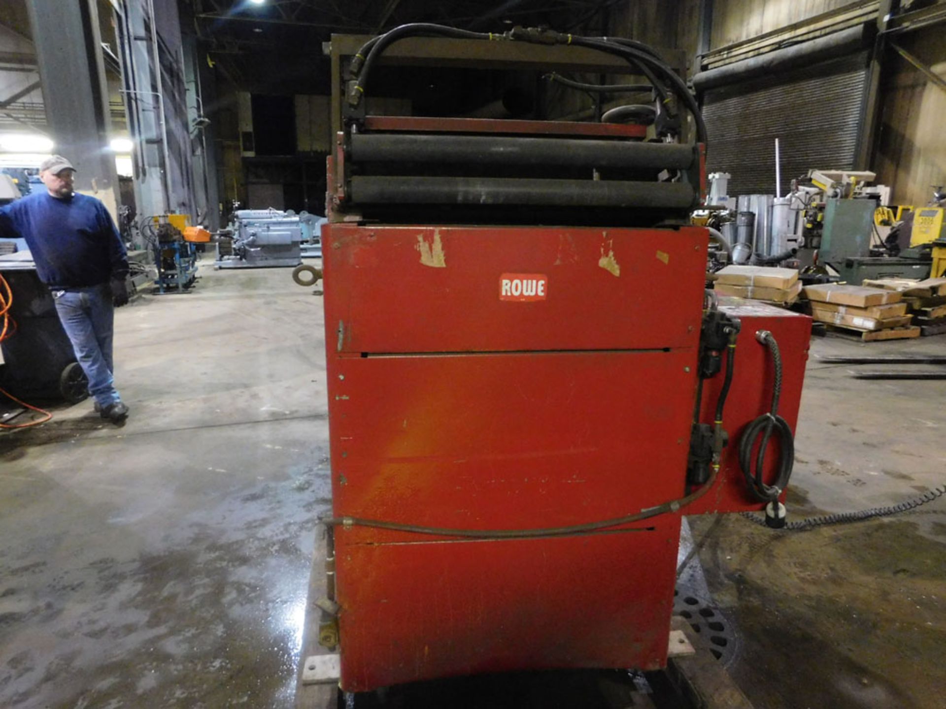 FREE LOADING - Located In: Painesville, OH - Rowe Coil Straightener, 30" x 0.065", Mdl: B30, S/N: - Image 4 of 8