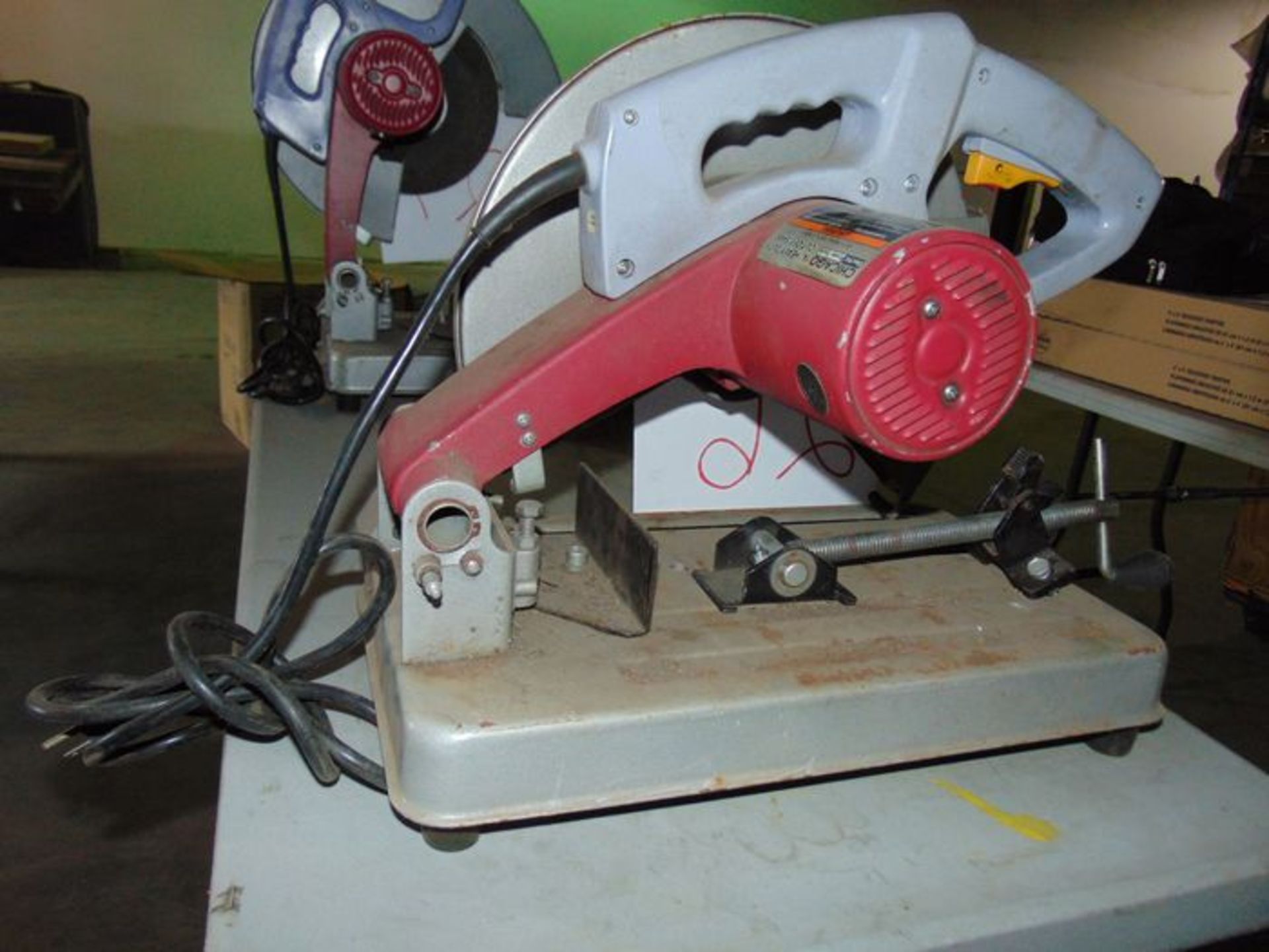 Chicago Heavy Duty Cut-Off Saw: 14", 2hp, 120v, 60hz, 15a, 1"Arbor (Table Excluded) , S/N: - Image 2 of 2