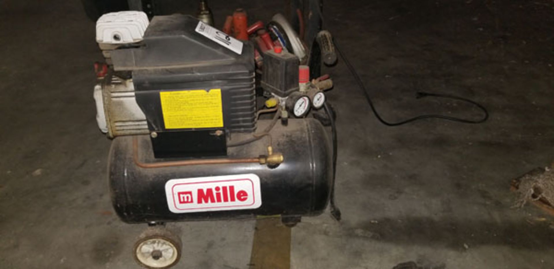 Mille Air Compressor, Wheeled, Located In: 1920 US Highway 301 North, Tampa, FL 33619