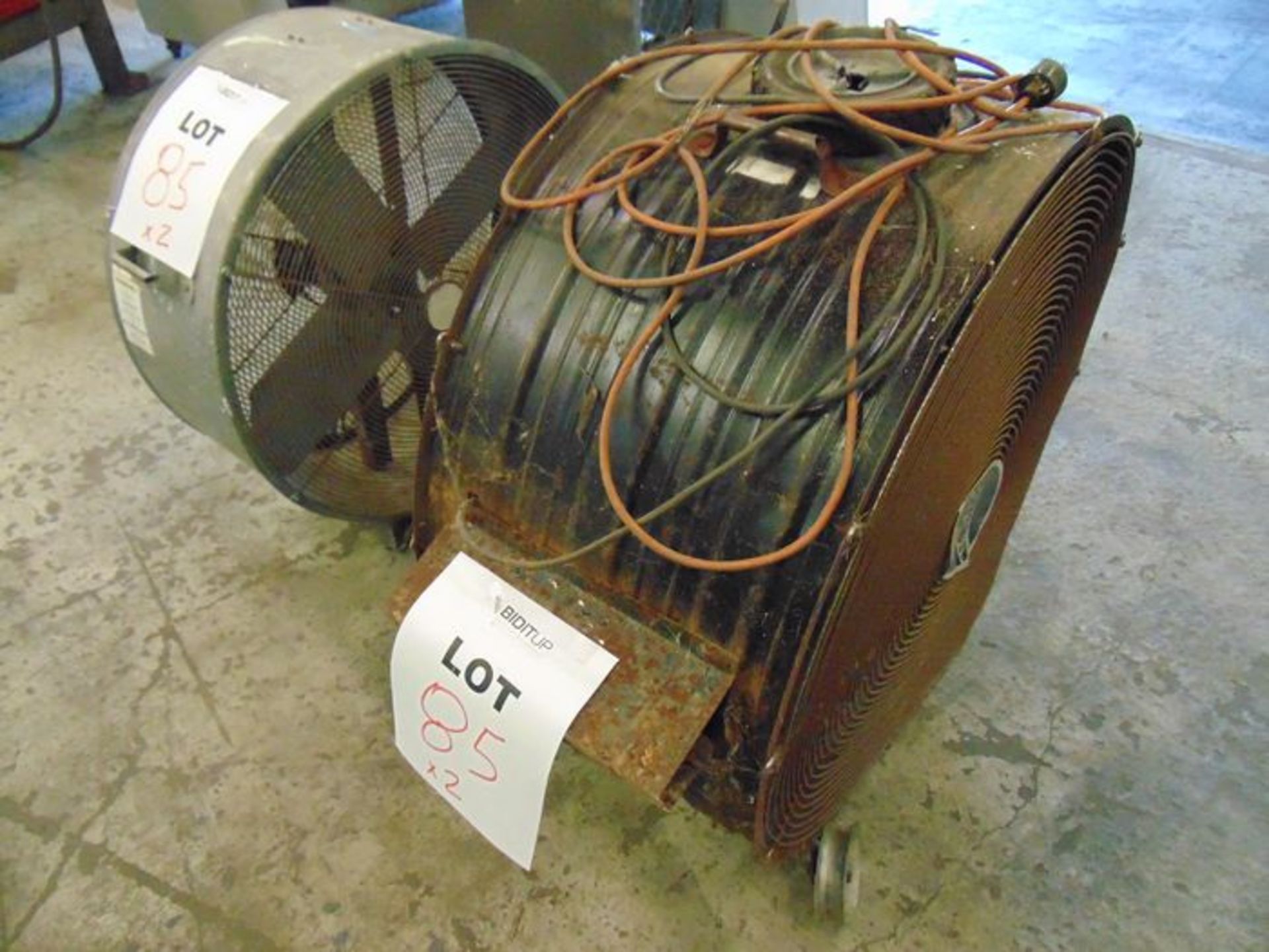 (2) Drum Fans: (1) 36", Mfg: Patton, (1) 36", Mfg: Maxx, Located At: 2222 Poydras St, New Orleans, - Image 4 of 4
