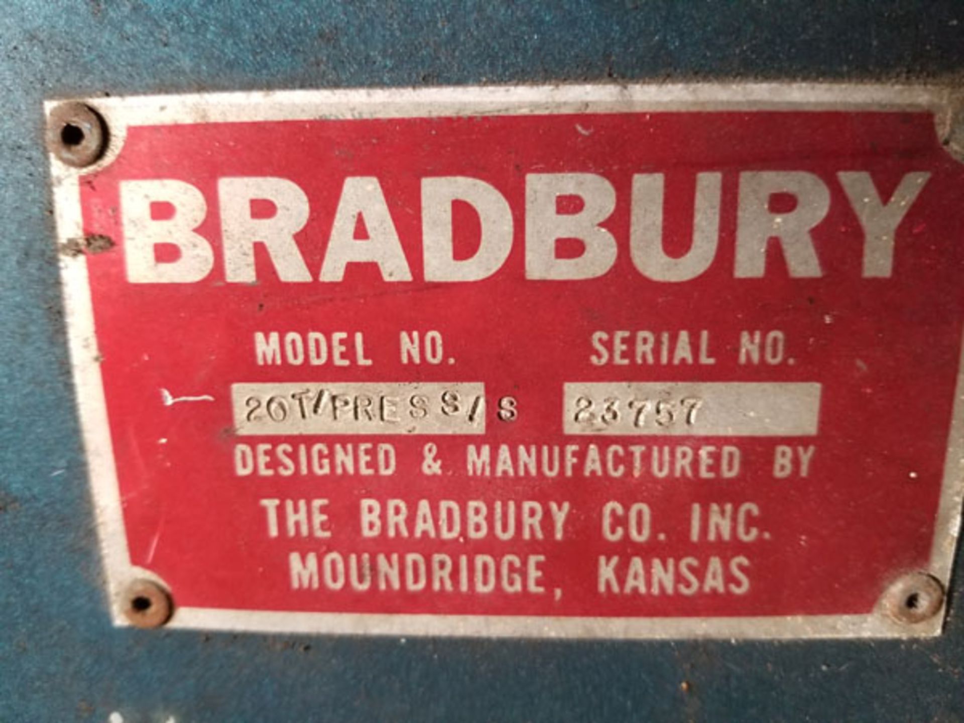 The Bradbury Co. 36" "R" Panel Forming Line - Bild 21 aus 29