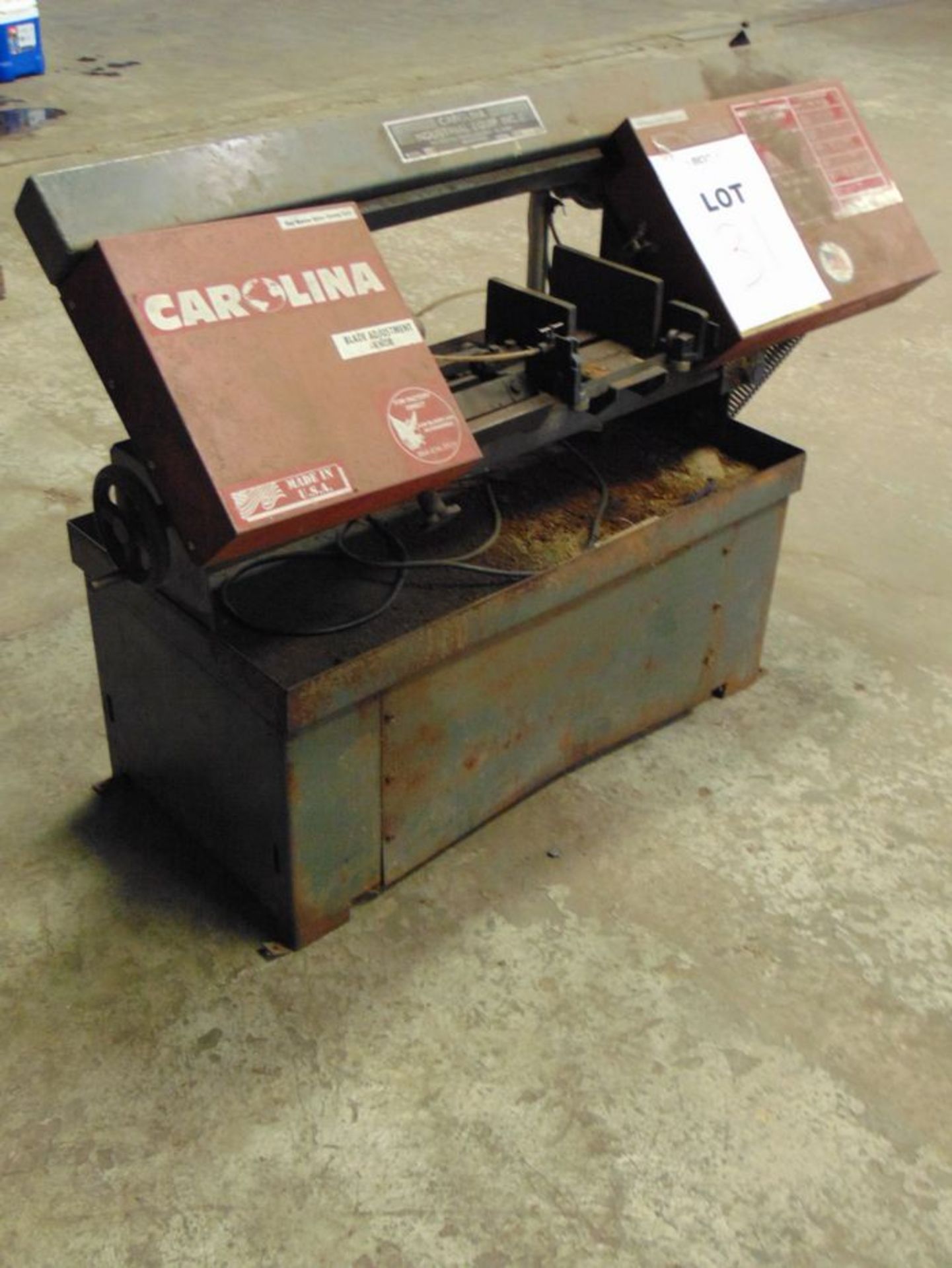 Carolina Metal Cutting Horizontal Band Saw: Capacity: 13 Wide X 8 1/2", Blade Size: 1 X .032 X 9'7 - Image 2 of 3