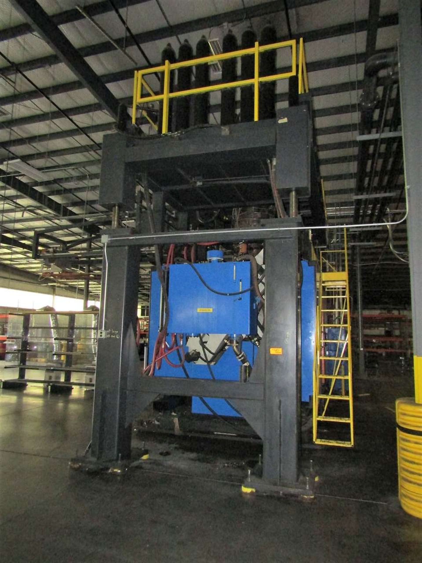 75lbs Cincinnati Milacron T2000V-150G-S75 Blow Mold Injection Machine Extruder Size: 150mm - Image 7 of 7