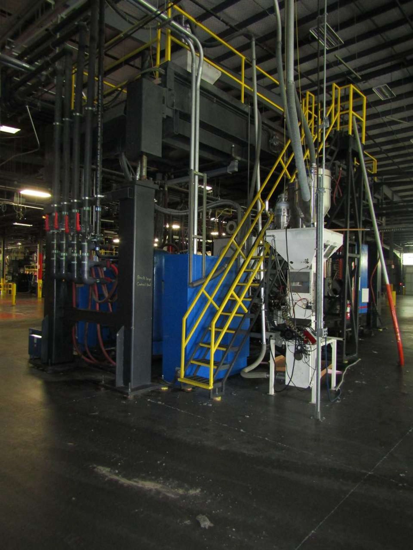 75lbs Cincinnati Milacron T2000V-150G-S75 Blow Mold Injection Machine Extruder Size: 150mm - Image 5 of 7