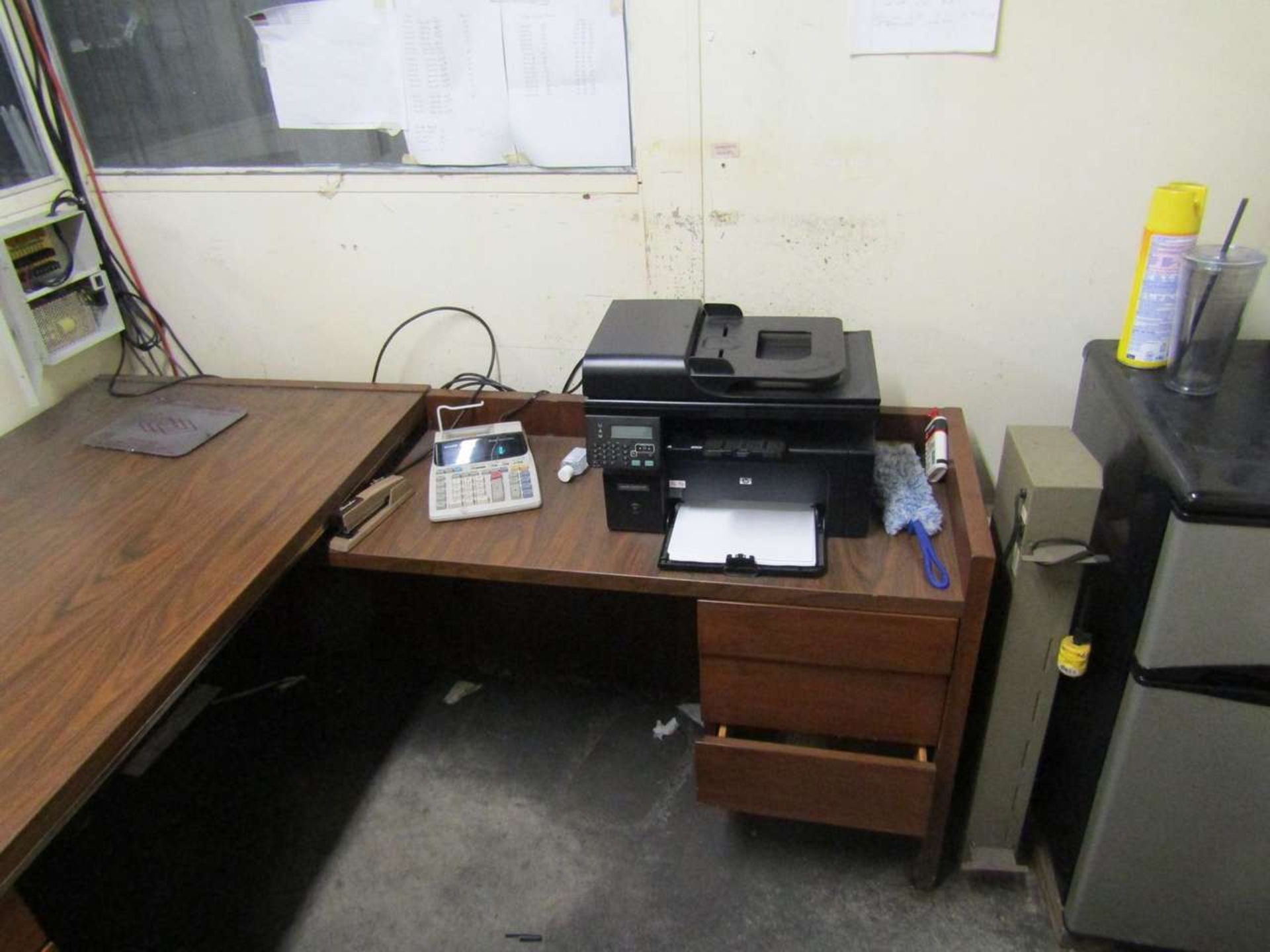 Remaining Contents of Office Area to Include: (2) 2-Drawer Computer Desks, (1) Computer Desk, (1) - Image 2 of 9