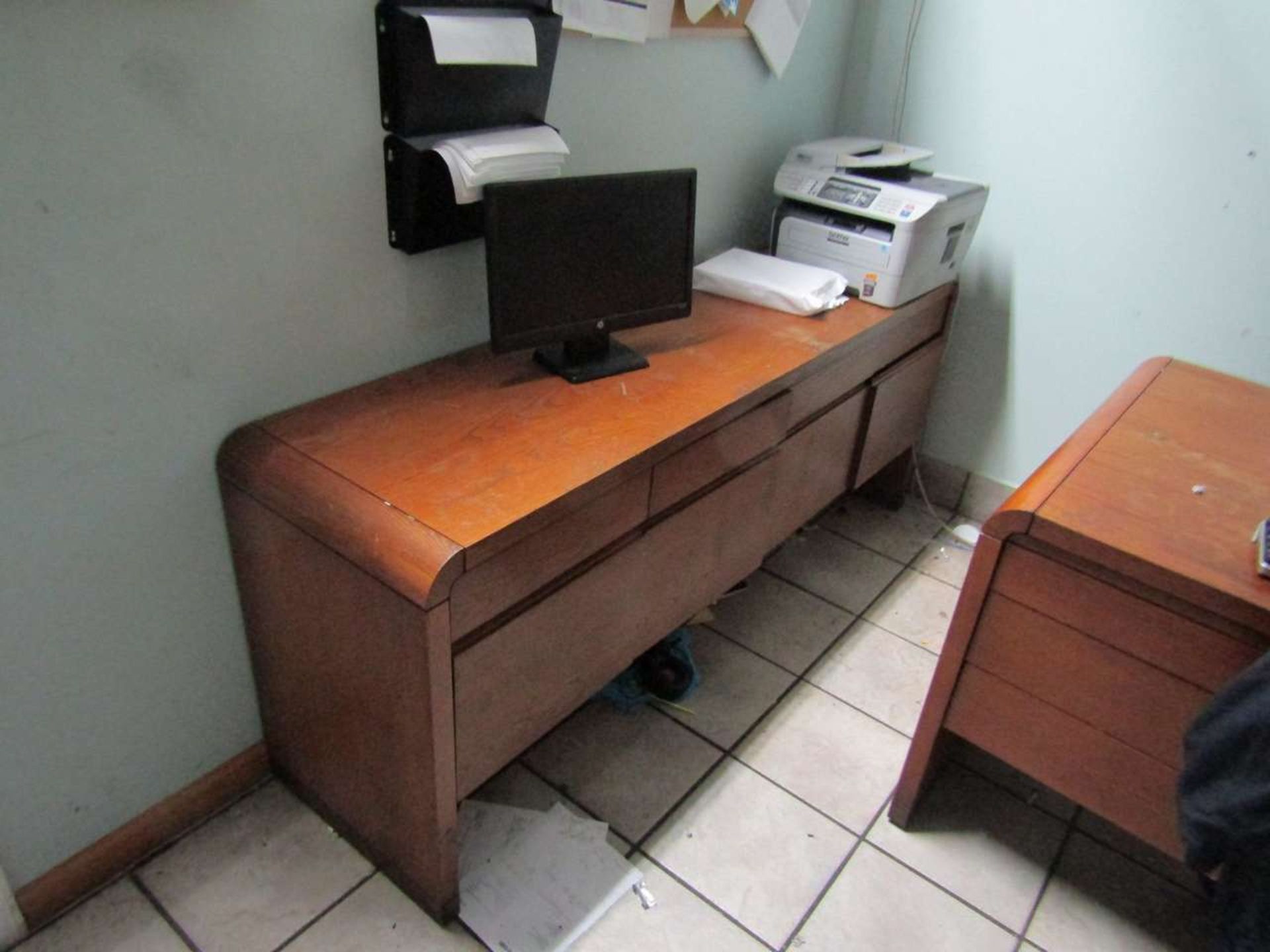 Remaining Contents of Maintenance Office to Include: (2) 4-Drawer Computer Desks, (1) 5-Drawer - Image 2 of 8