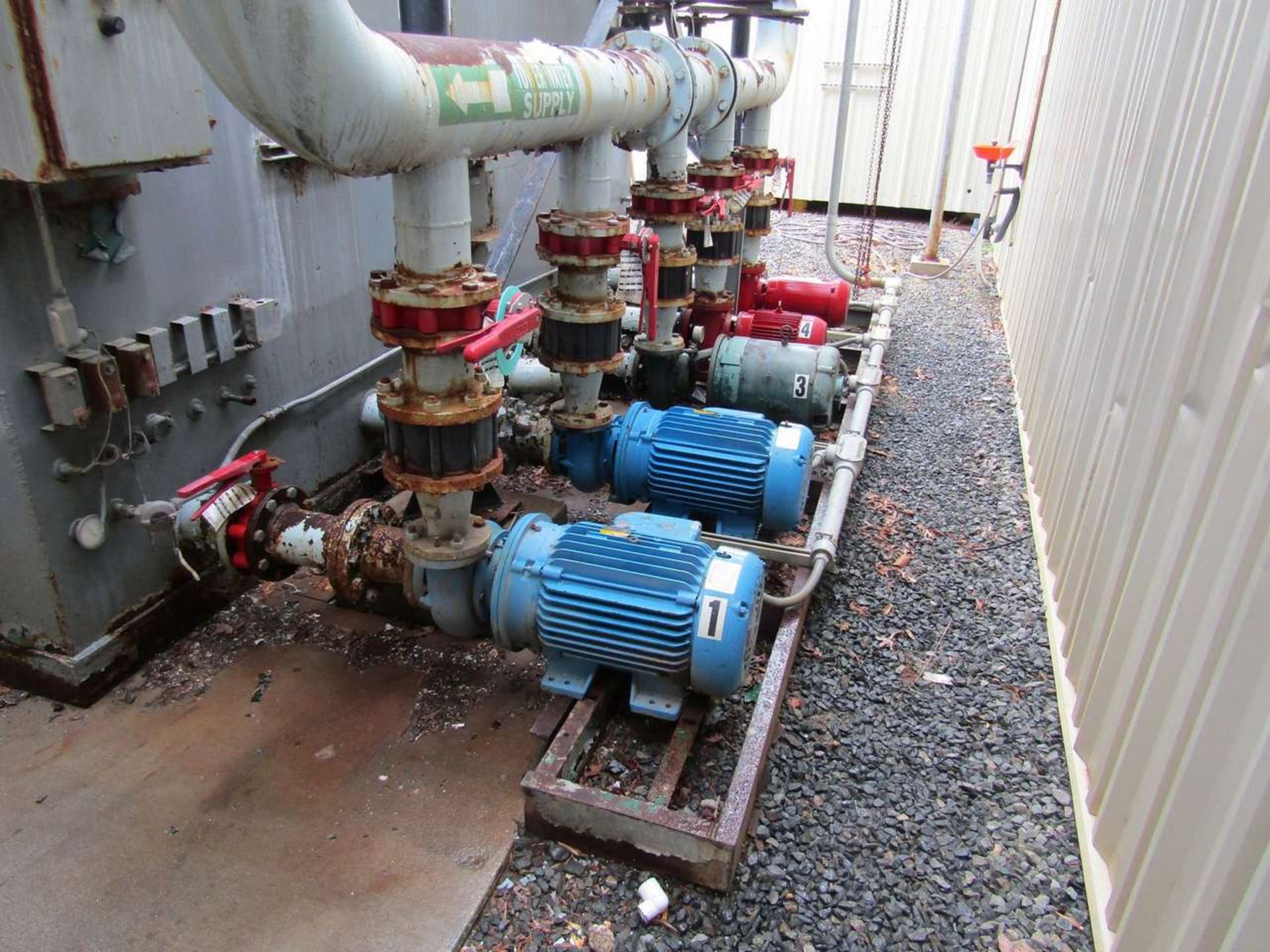 Tower Water System with (2) Baldor, (1) Unknown, (2) WEG Motors, (5) Paco Pumps - Image 2 of 3