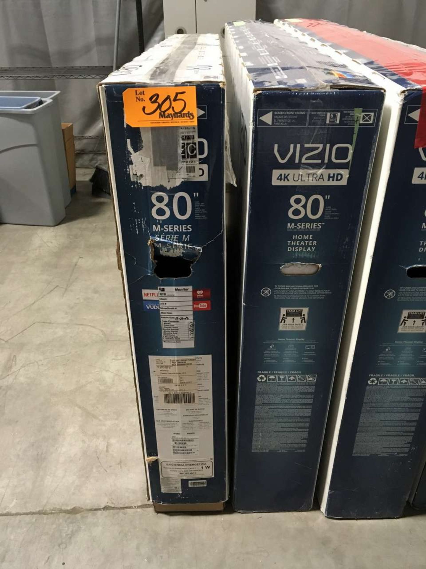 Vizio M-Series (2) 80" 4K Ultra HD Televisions