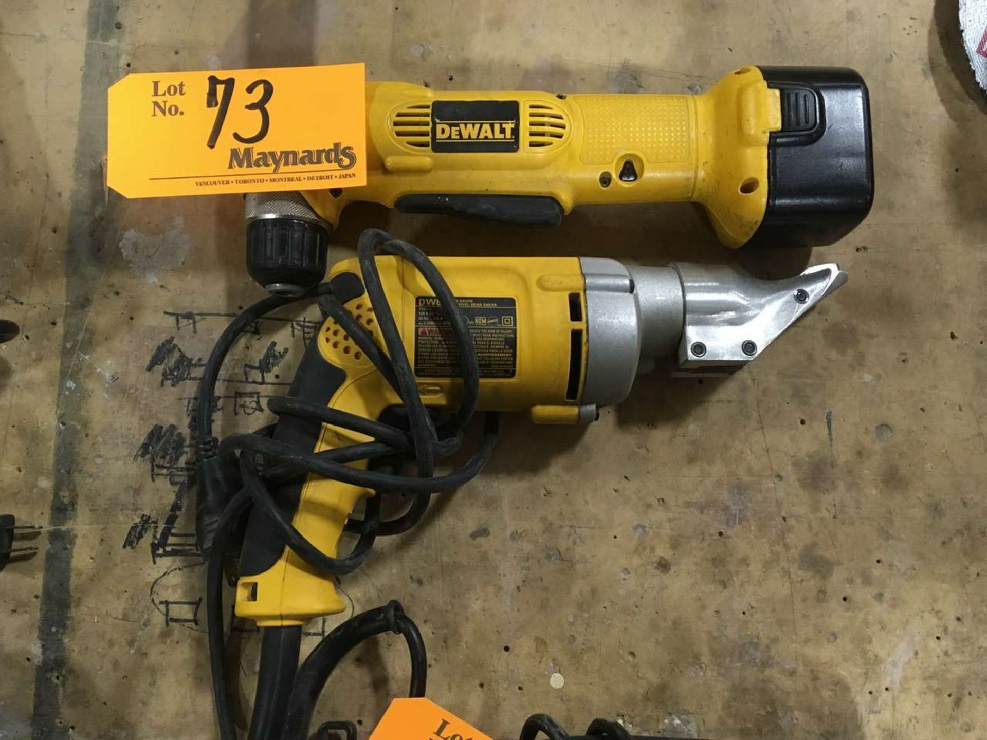 DeWalt DW965/DW890 3/8''(10mm) Cordless Right Angle VSR Drill