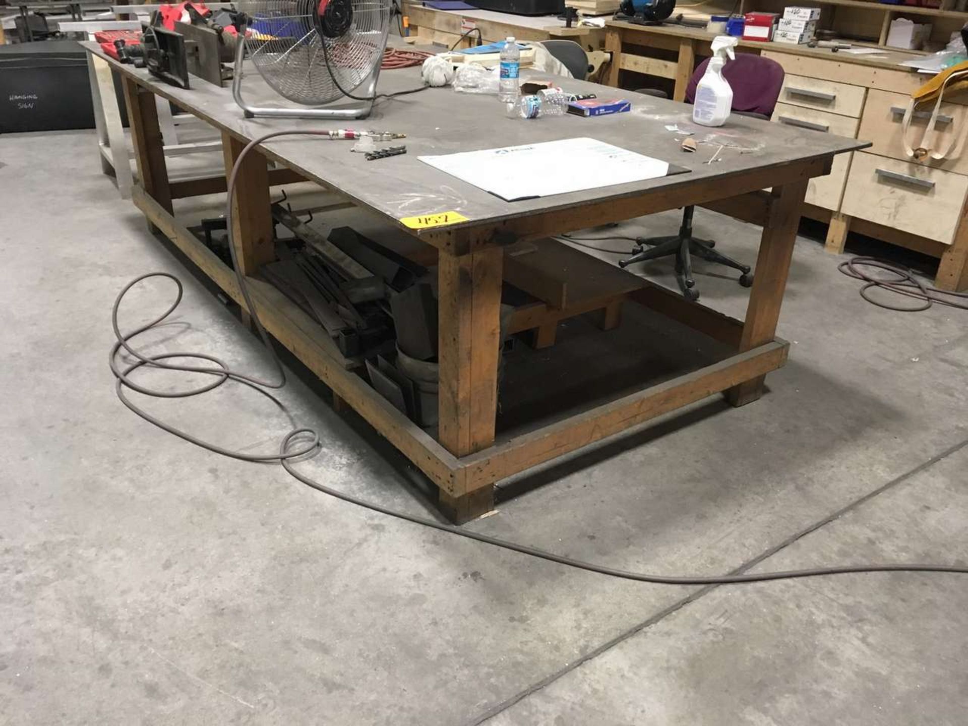 Steel Top Table - Image 2 of 2