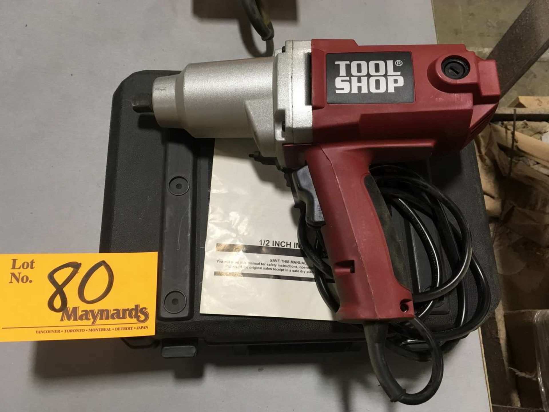 Tool Shop DW121 Electric 1/2" Impact Wrench