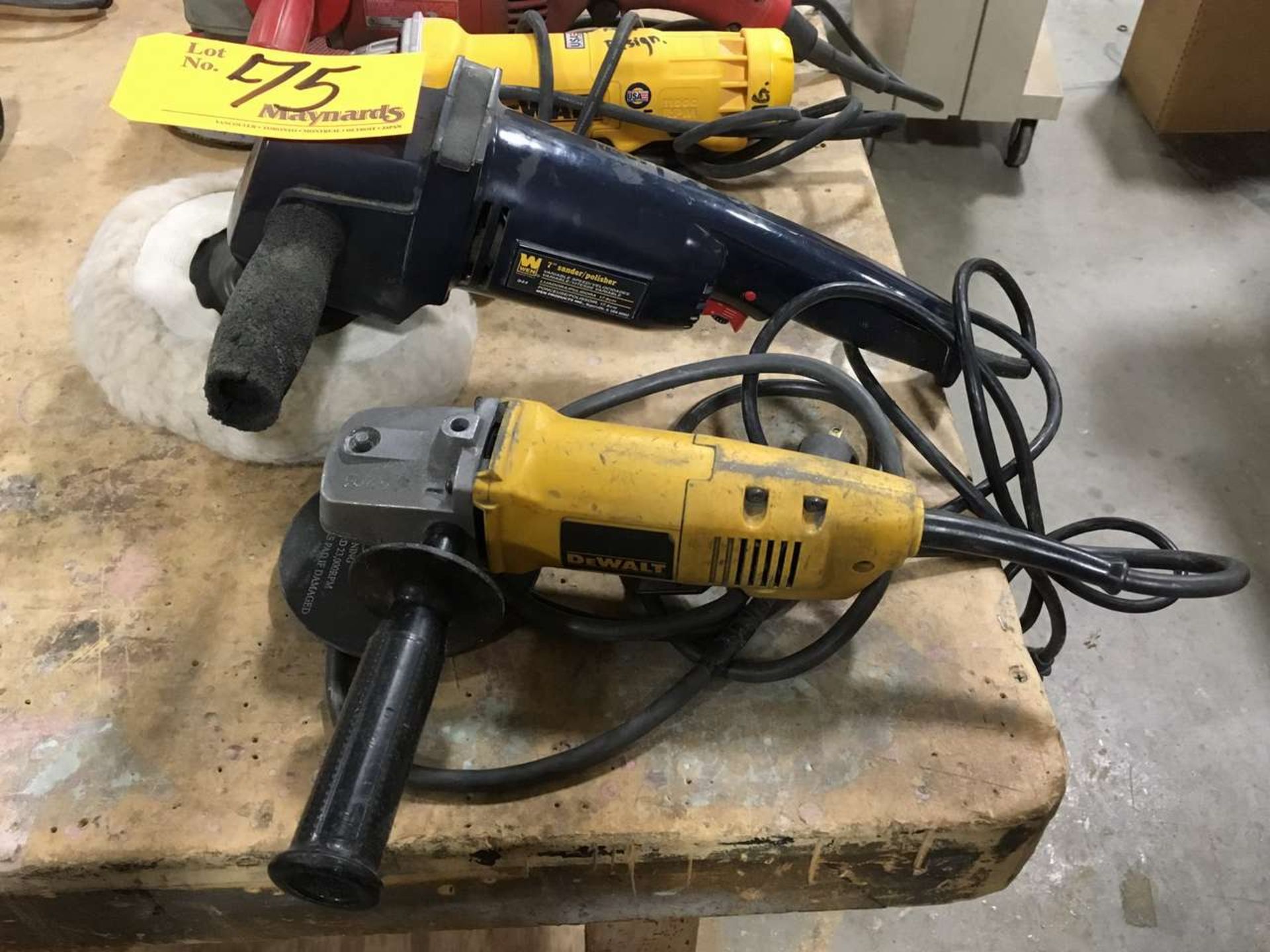 WEN/DeWalt 944/dw402 (2) Electric Angle Grinders