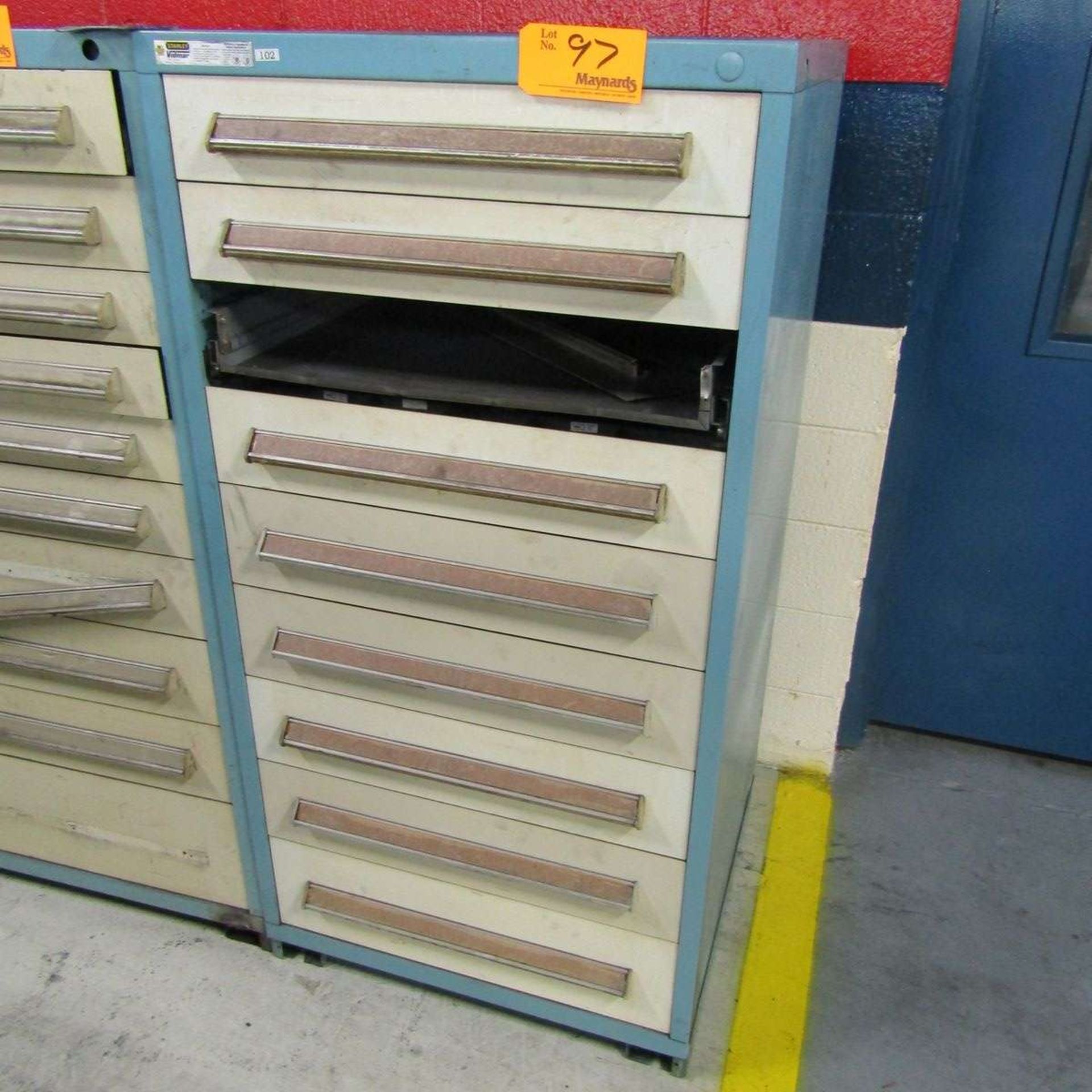 Stanley Vidmar 11-Drawer Heavy Duty Parts Cabinet