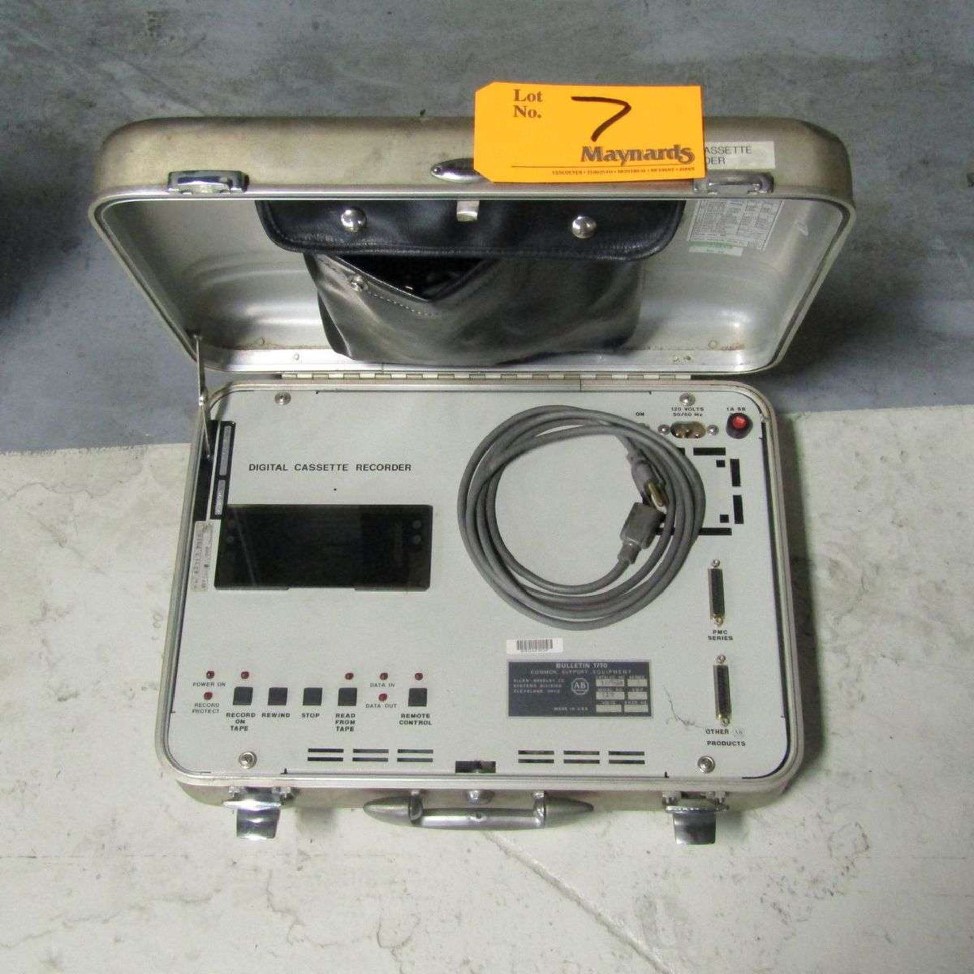 Allen Bradley Bulletin 1770 Digital Cassette Recorder