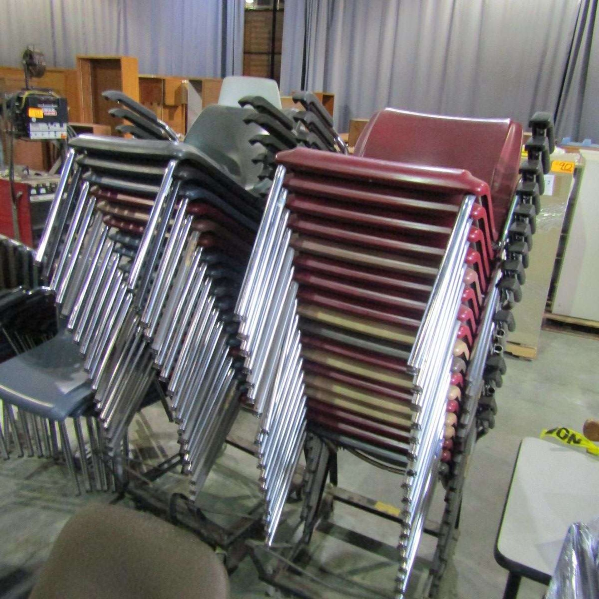 Lot of Assorted Style Plastic Chairs - Image 2 of 8