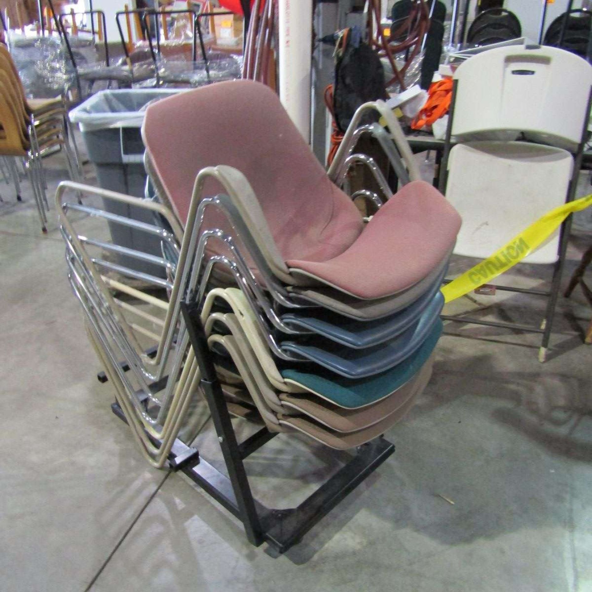 Lot of Assorted Style Plastic Chairs - Image 7 of 8