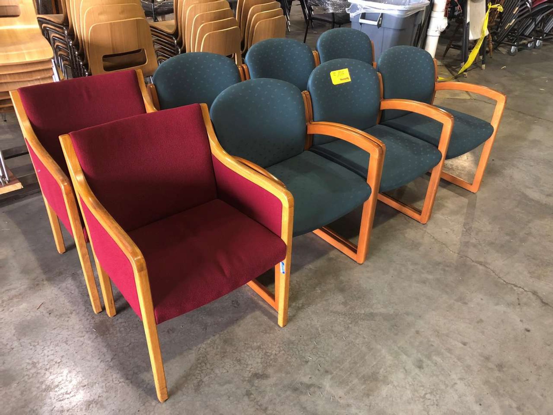 (8) Assorted office chairs