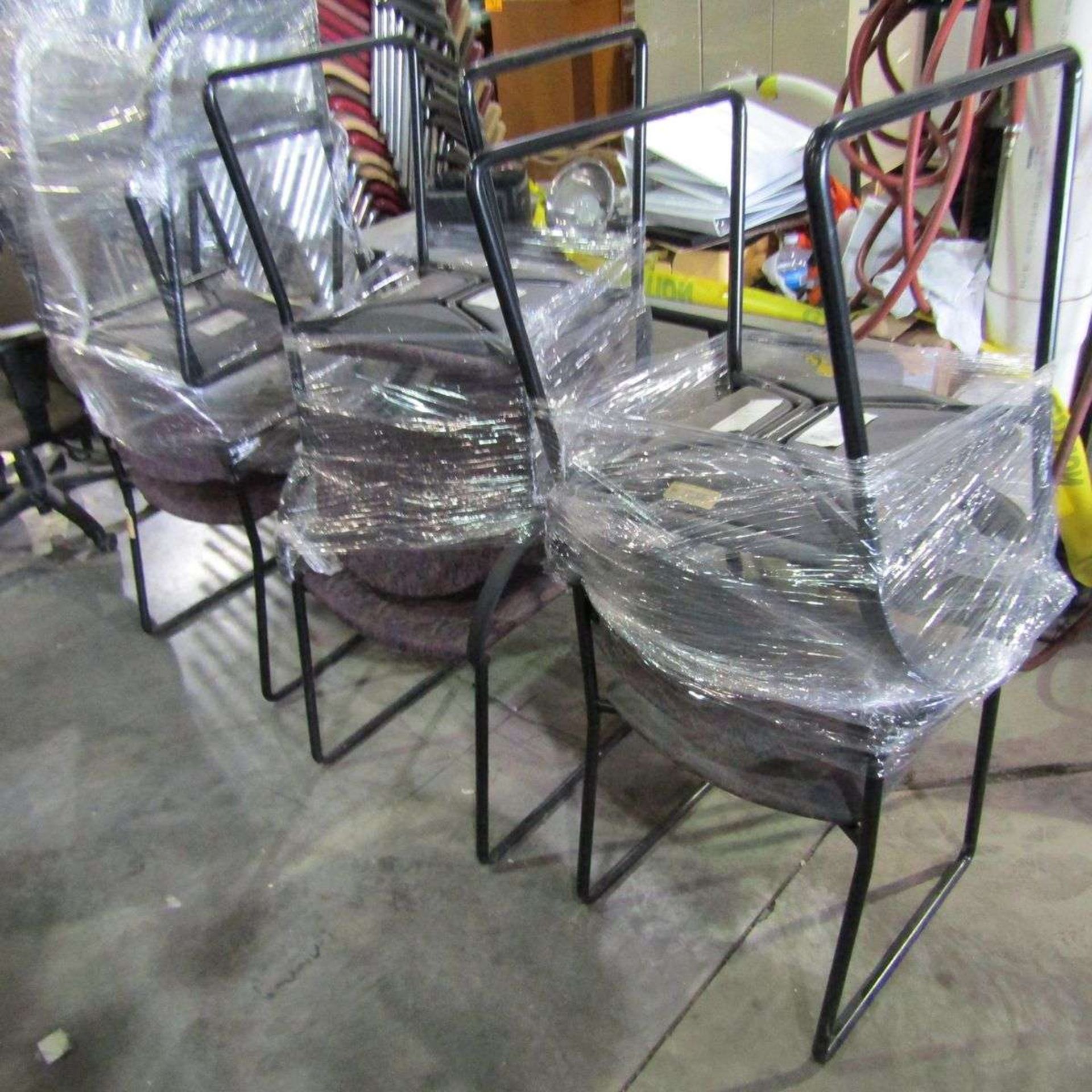 Lot of Assorted Style Plastic Chairs