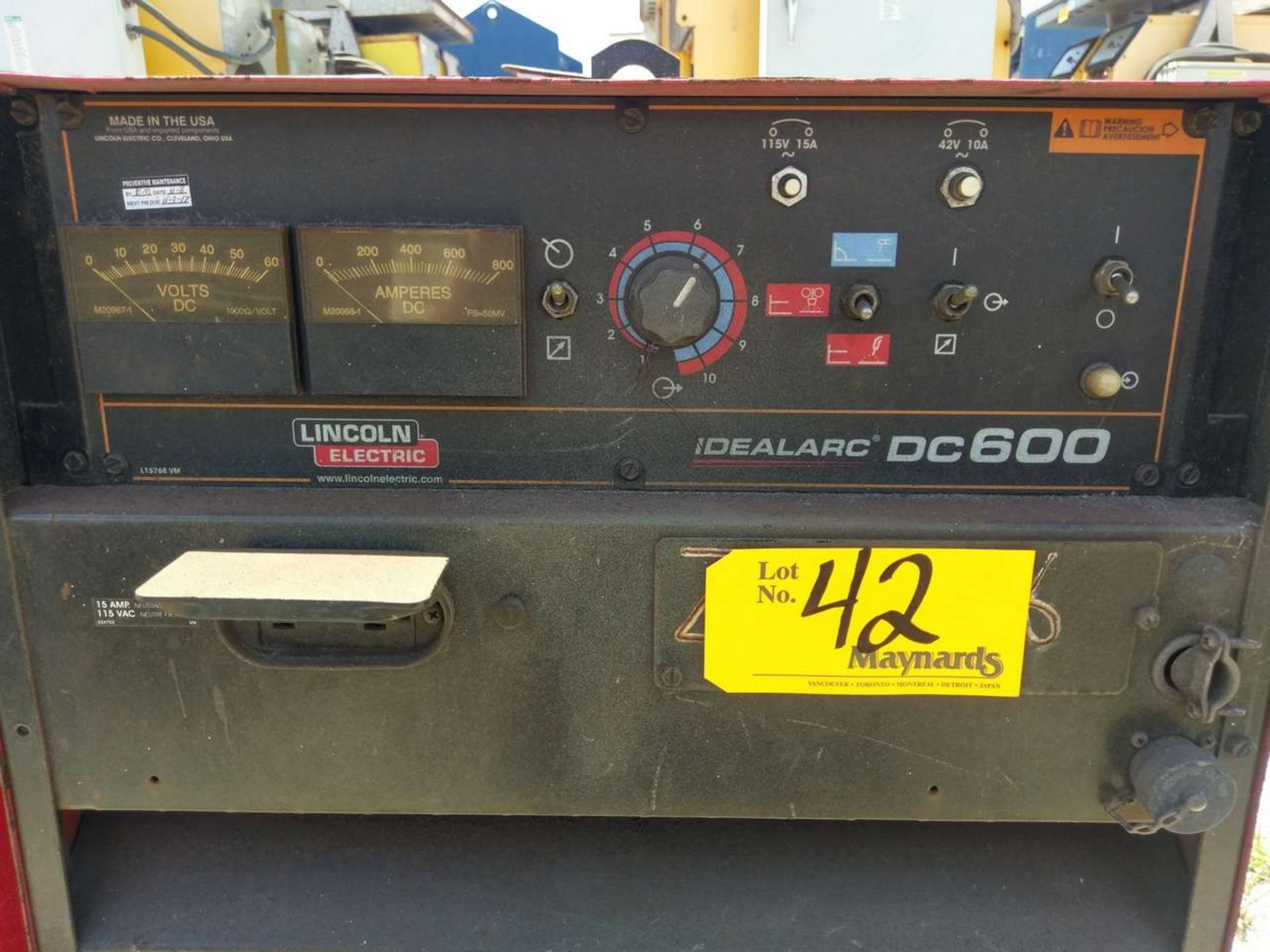 Lincoln Electric IdealArc DC600 Welding Power Source - Image 2 of 6