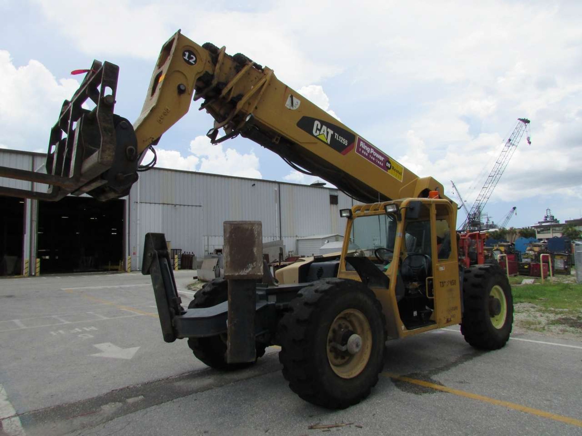 2011 CAT TL1255 Diesel Telescoping All Terrain Fork Truck - Image 2 of 15