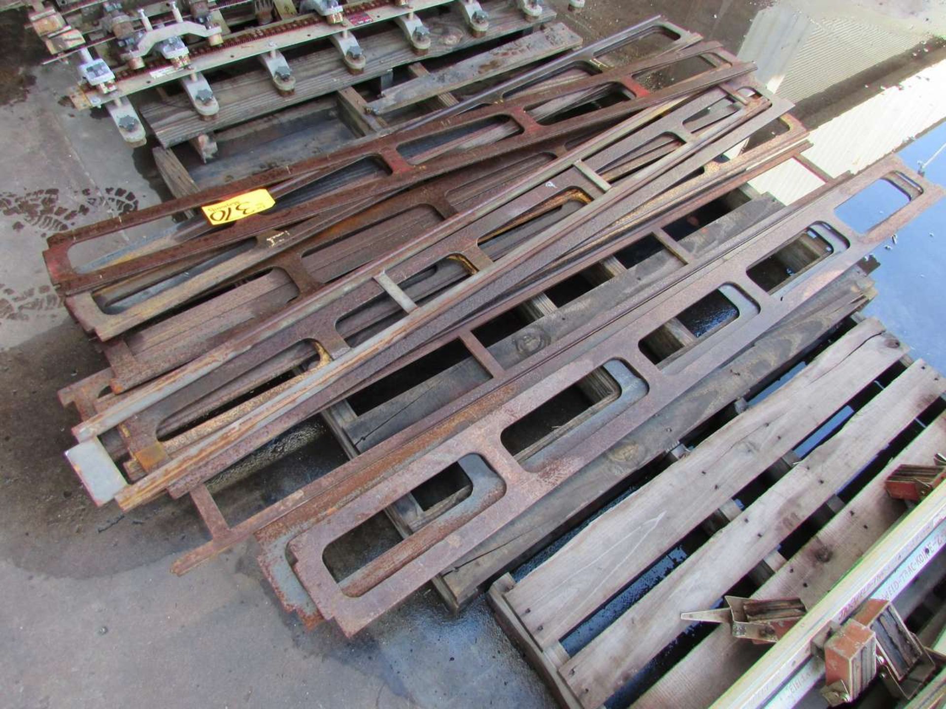 (12) Sections of Steel Track Welding Tracks - Image 2 of 3